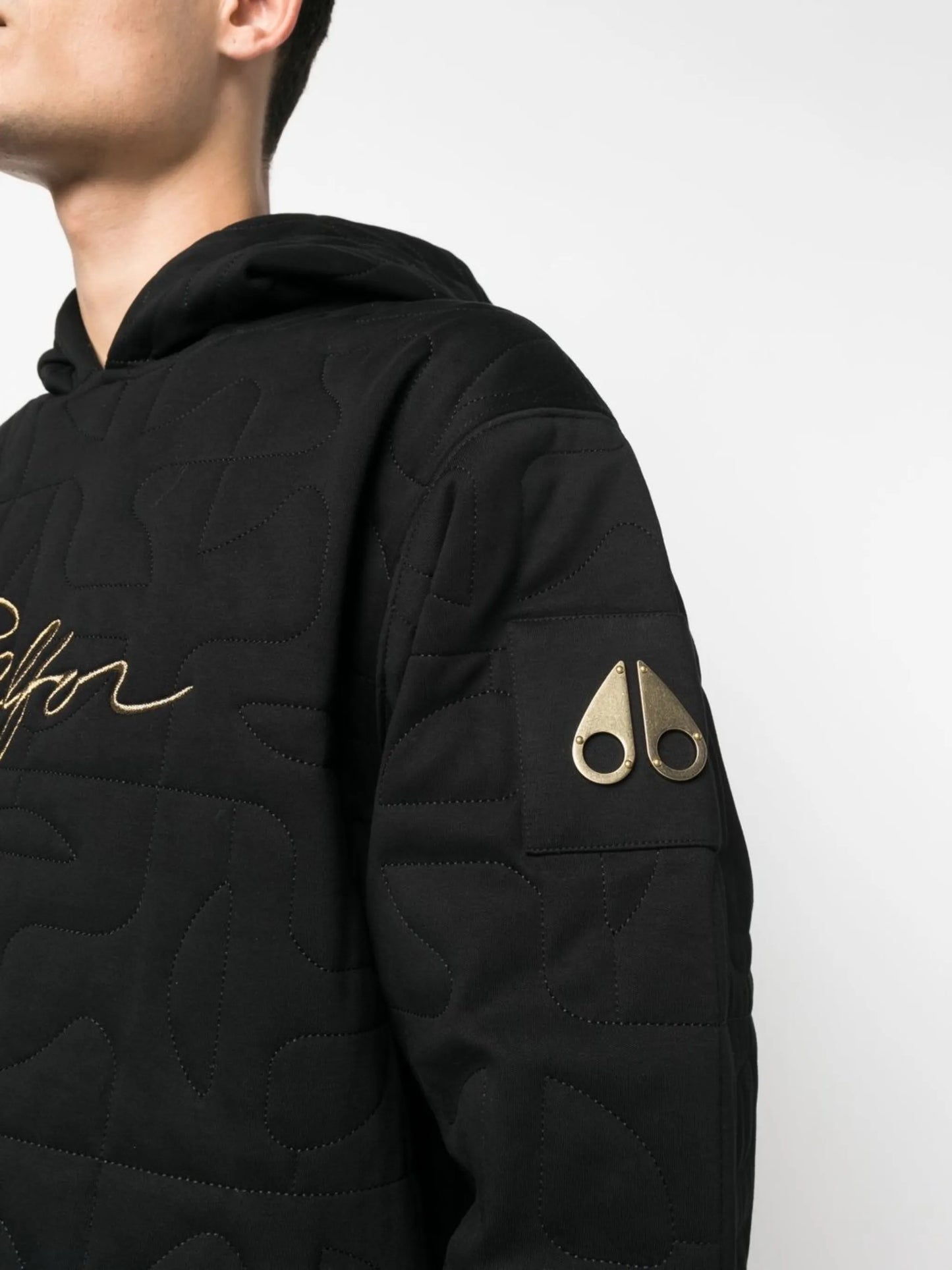 x Telfar quilted hoodie