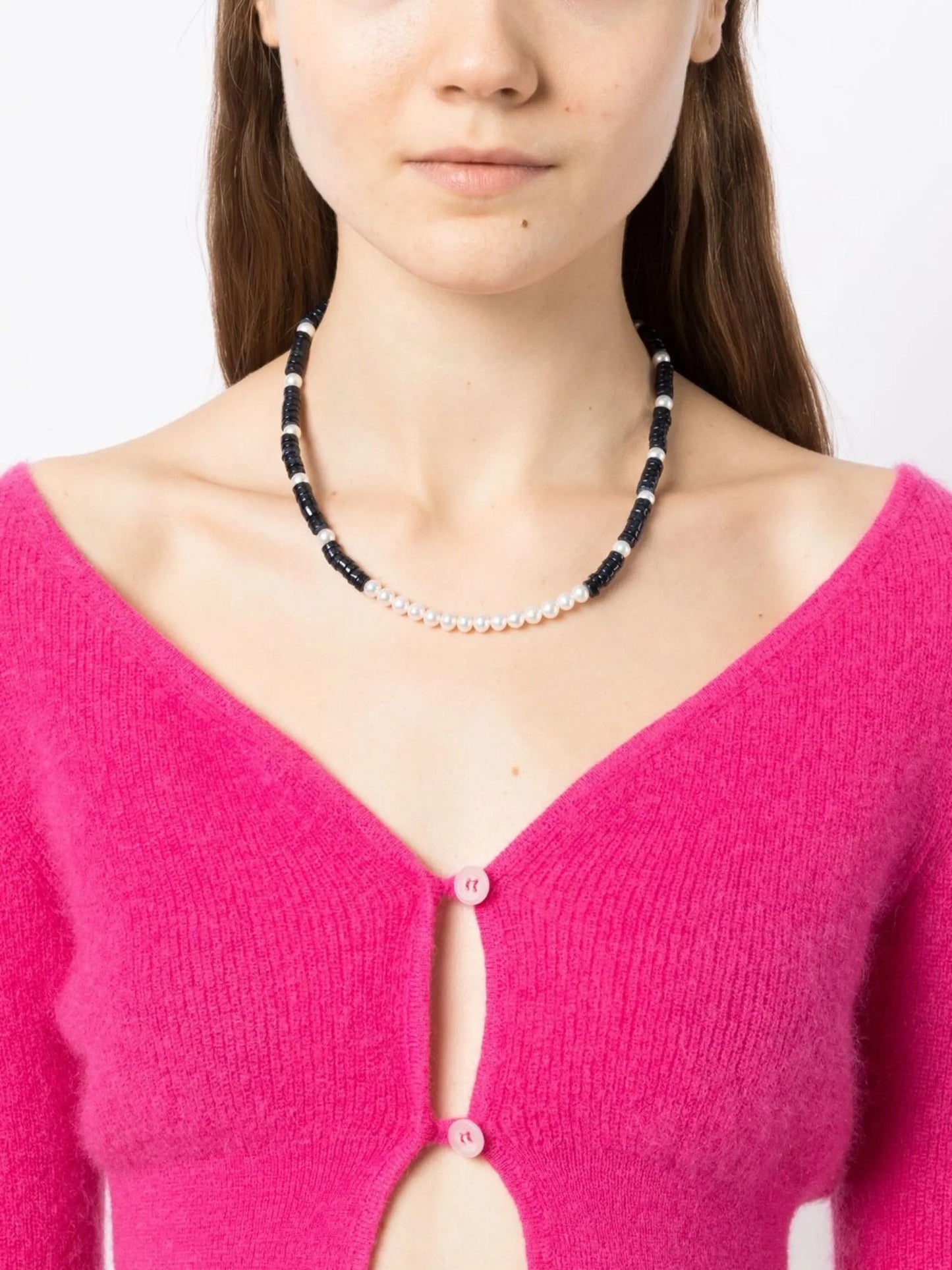 pearl shell bead necklace