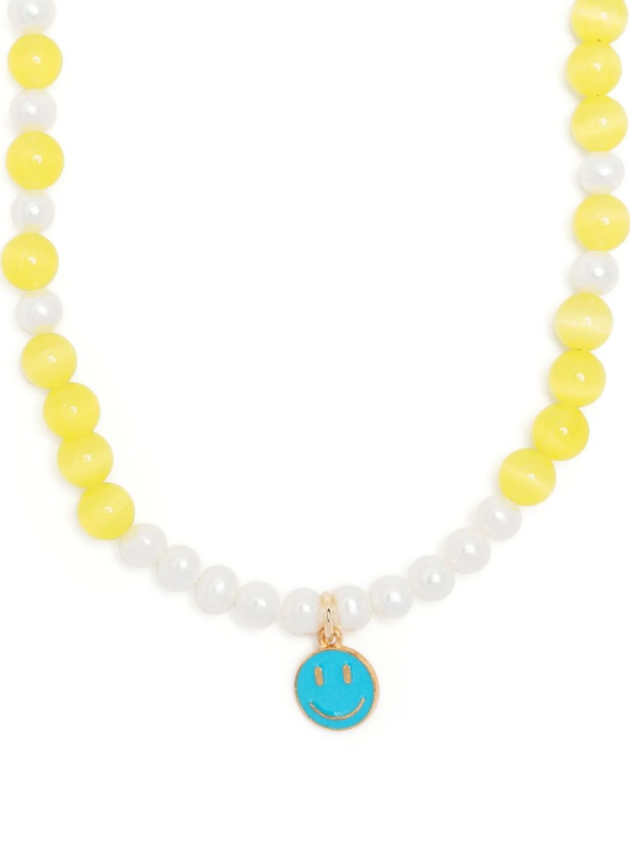 pearl cats-eye bead pearl necklace