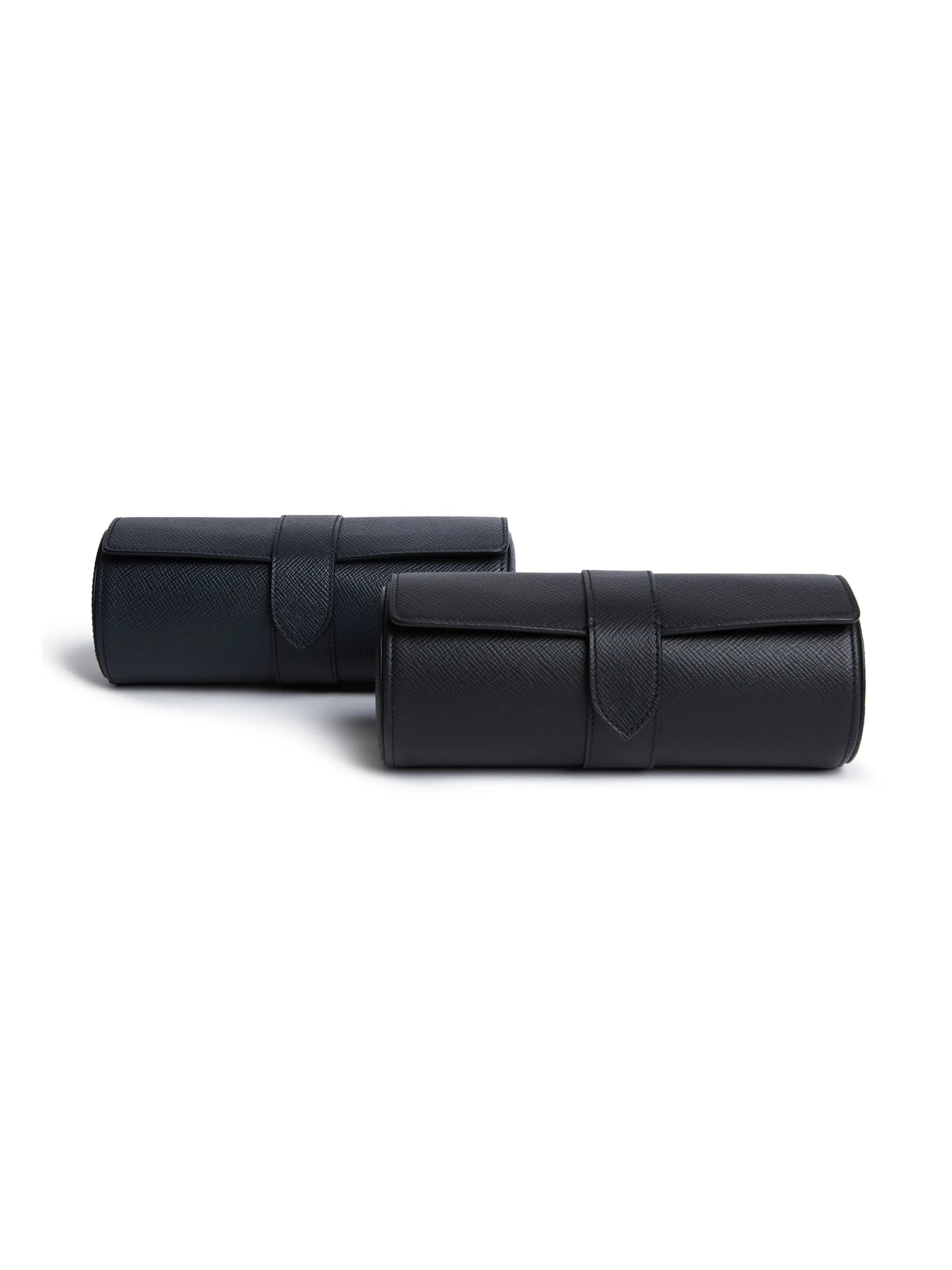 Panama leather 3-watch roll