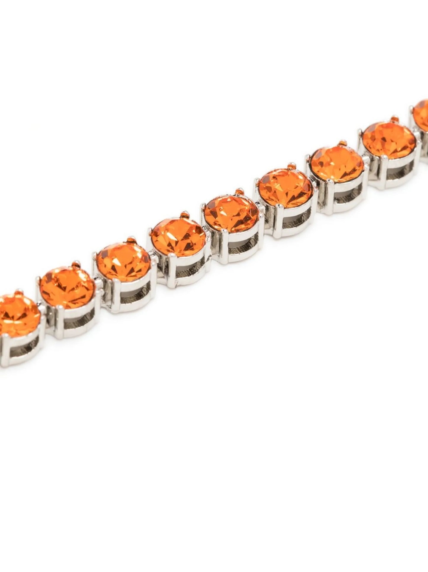 crystal-embellished tennis anklet