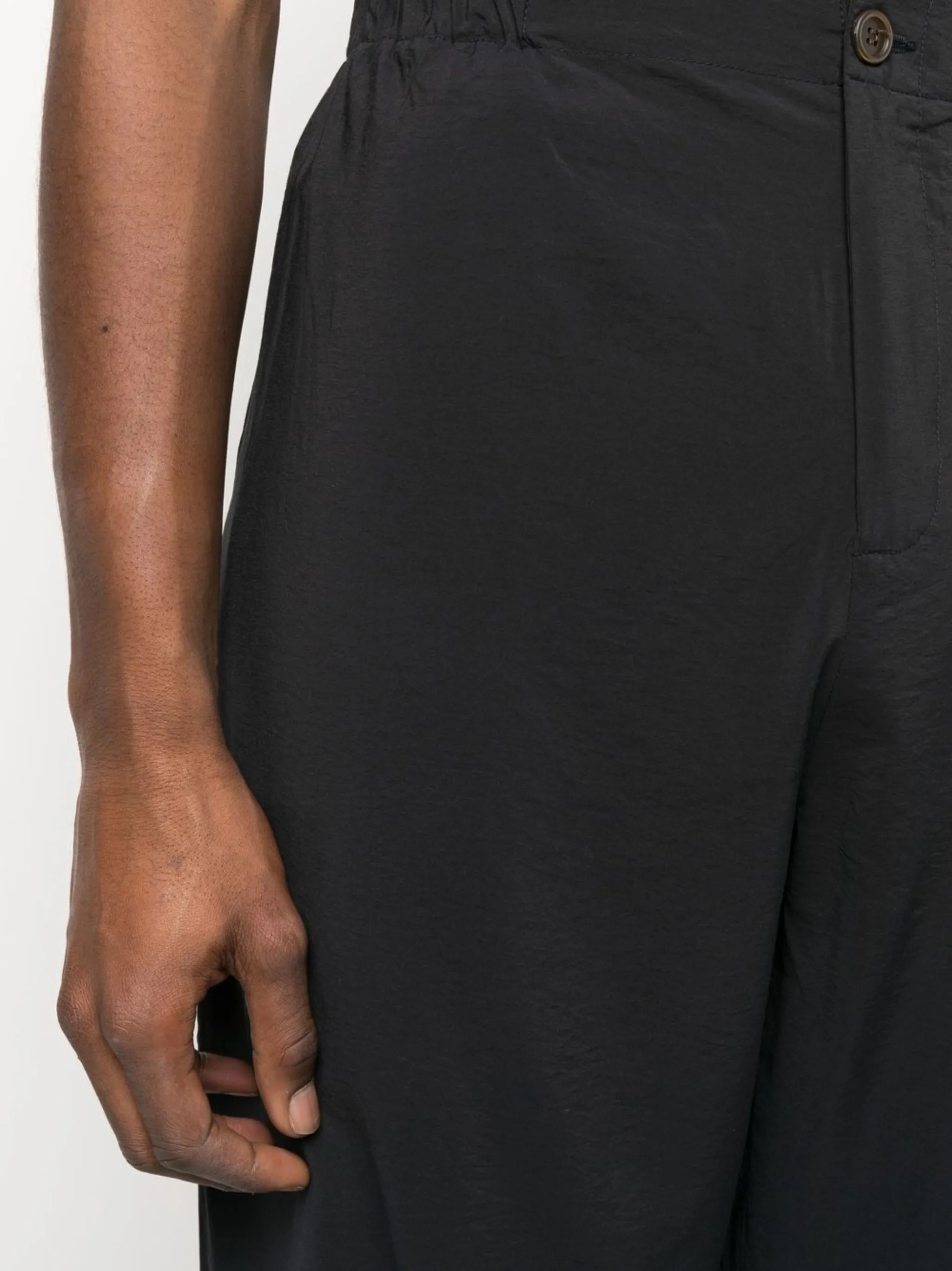 high-waisted wide-leg trousers