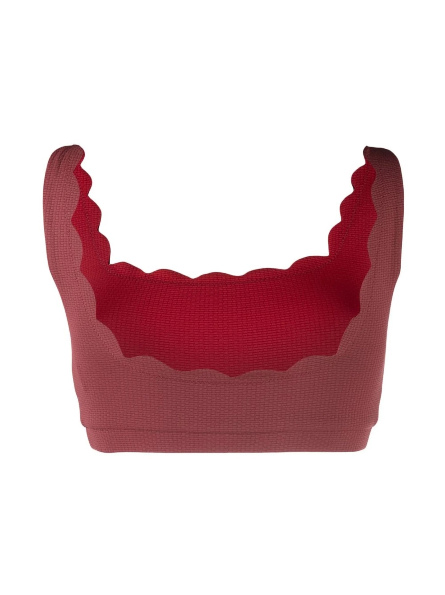 Palm Springs scalloped bikini top