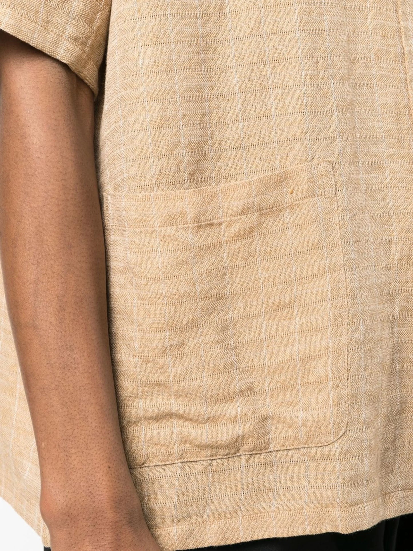 Elder checked short-sleeve shirt