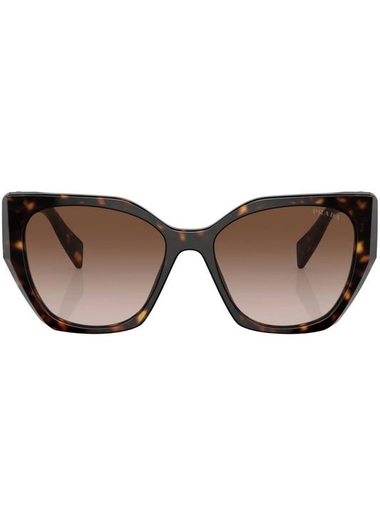 logo tortoiseshell-frame sunglasses