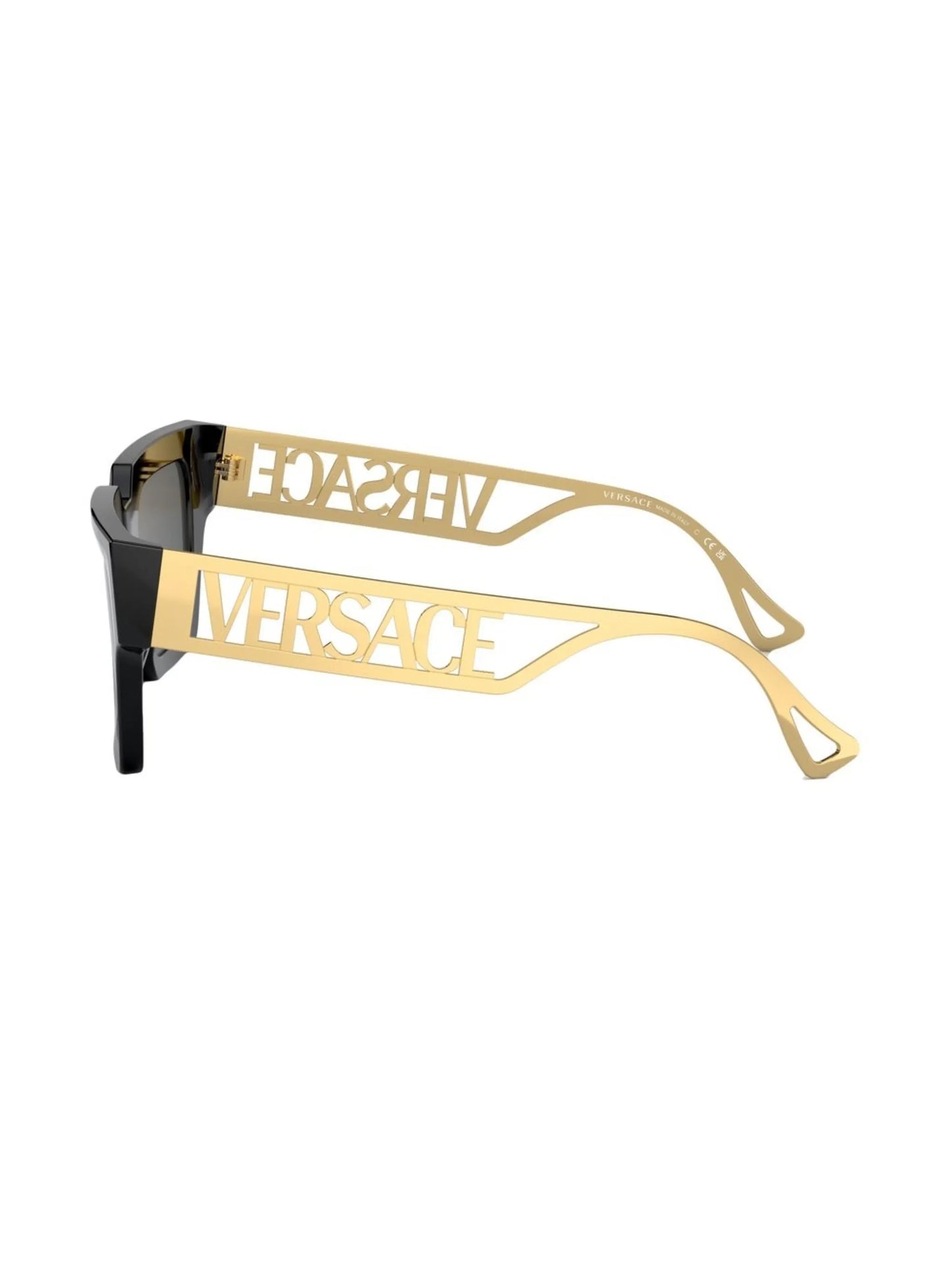 logo-embossed square-frame sunglasses