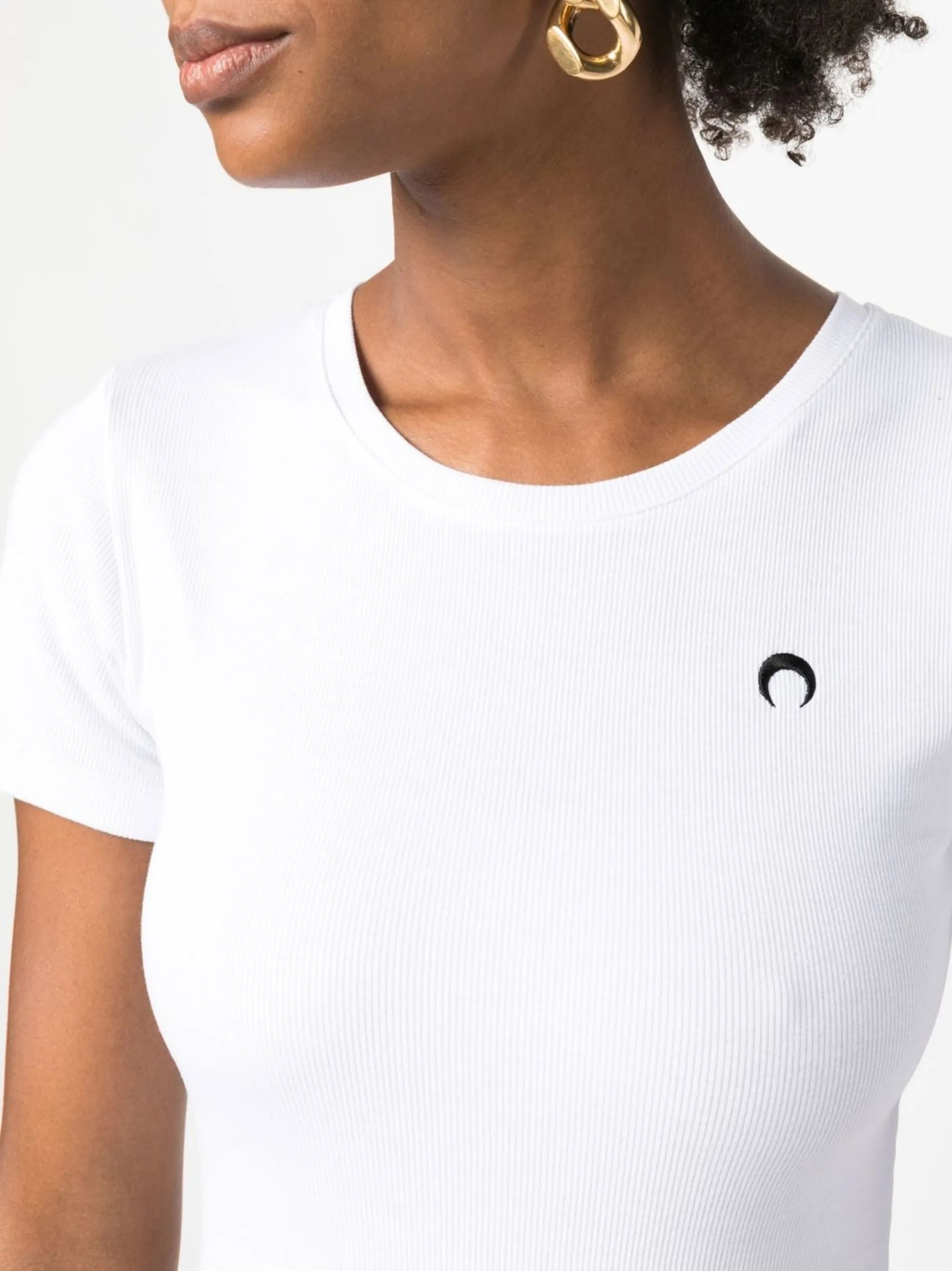 fine-ribbed organic cotton T-shirt dress