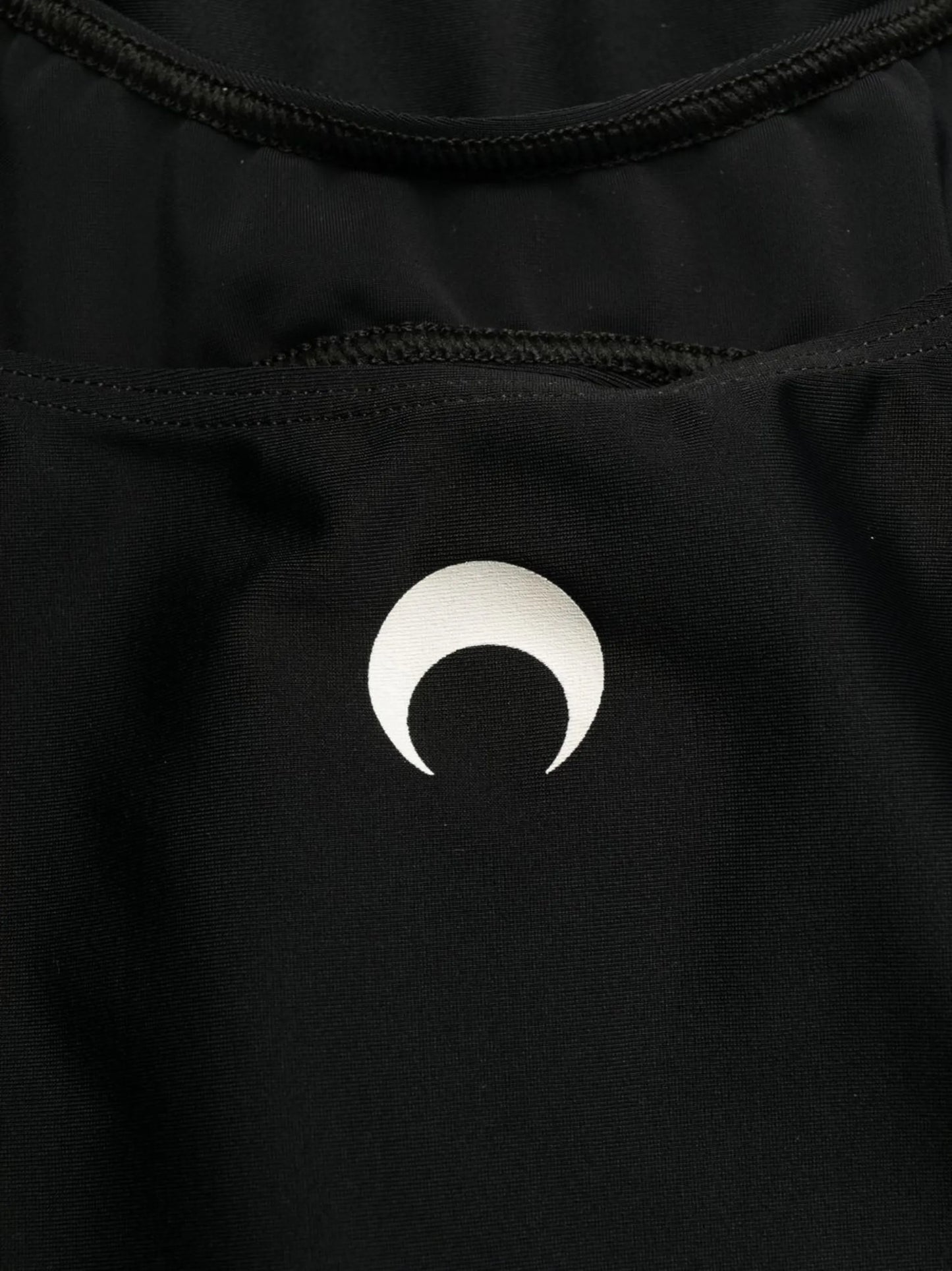 Crescent Moon-print swimsuit