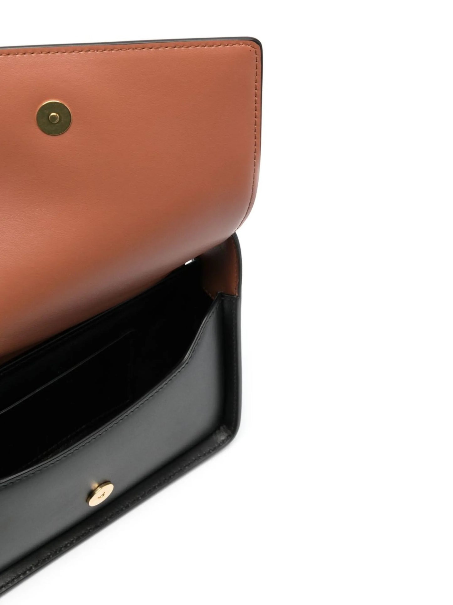 logo-detail leather satchel bag