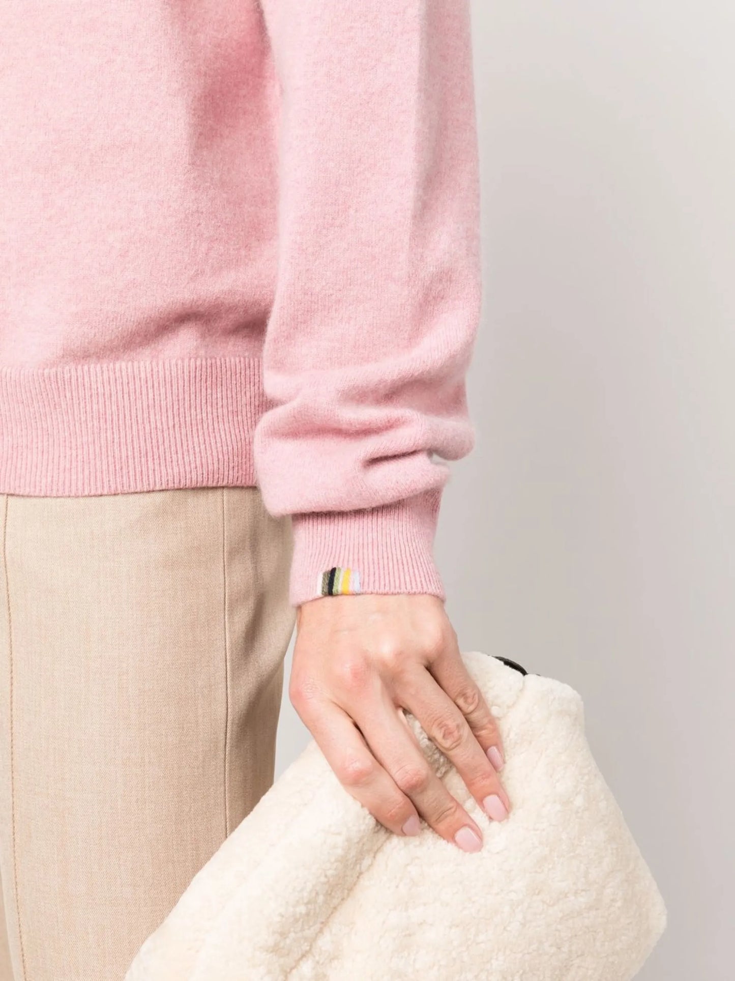oversized roll-neck jumper