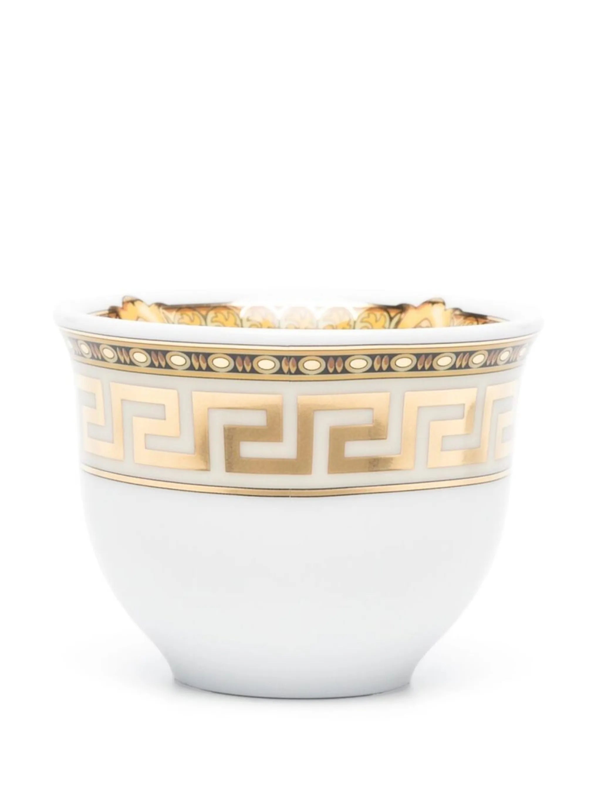 Greca-detail mini mugs (set of six)