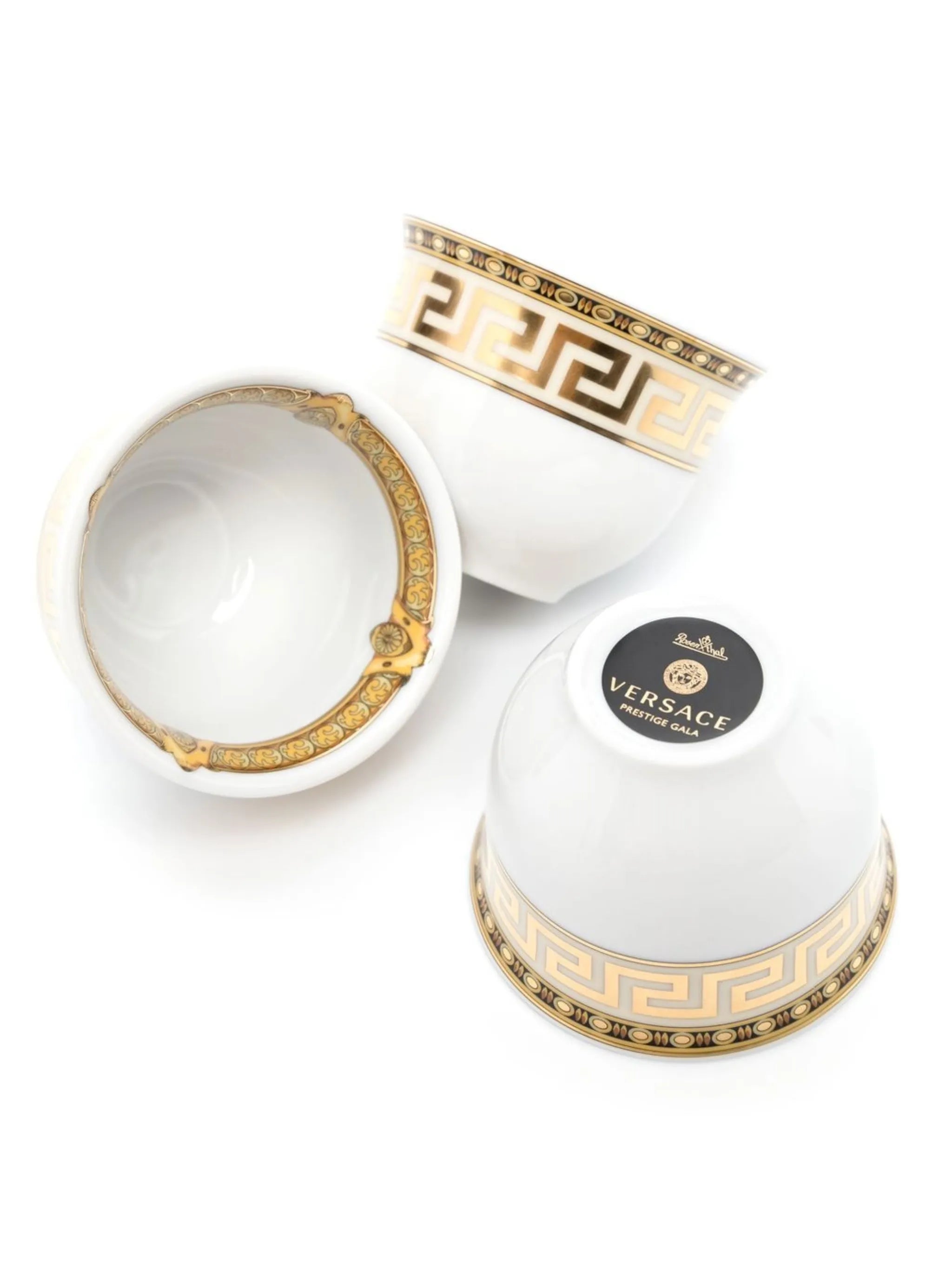 Greca-detail mini mugs (set of six)