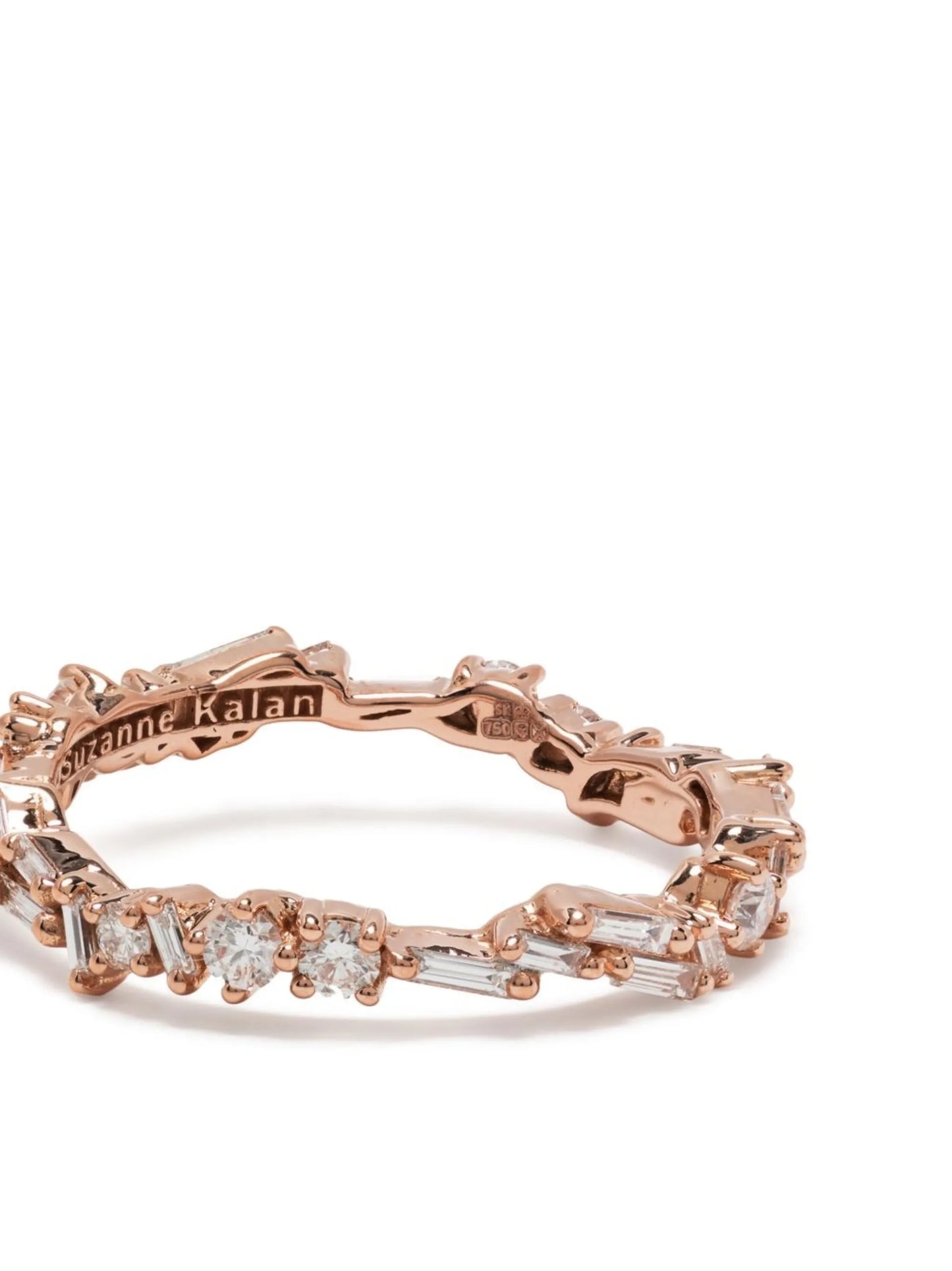 18kt rose gold diamond Firework ring