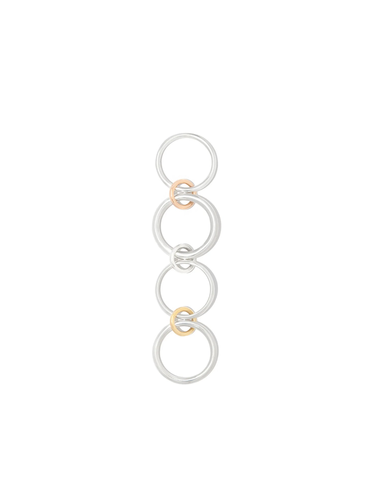 18kt gold and silver Sagittarius stacking ring