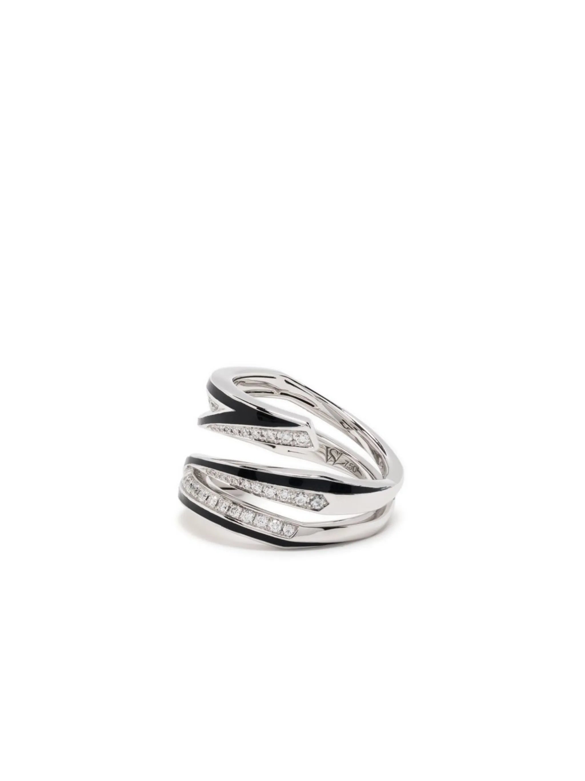 18kt white gold Vertigo Infinity diamond ring