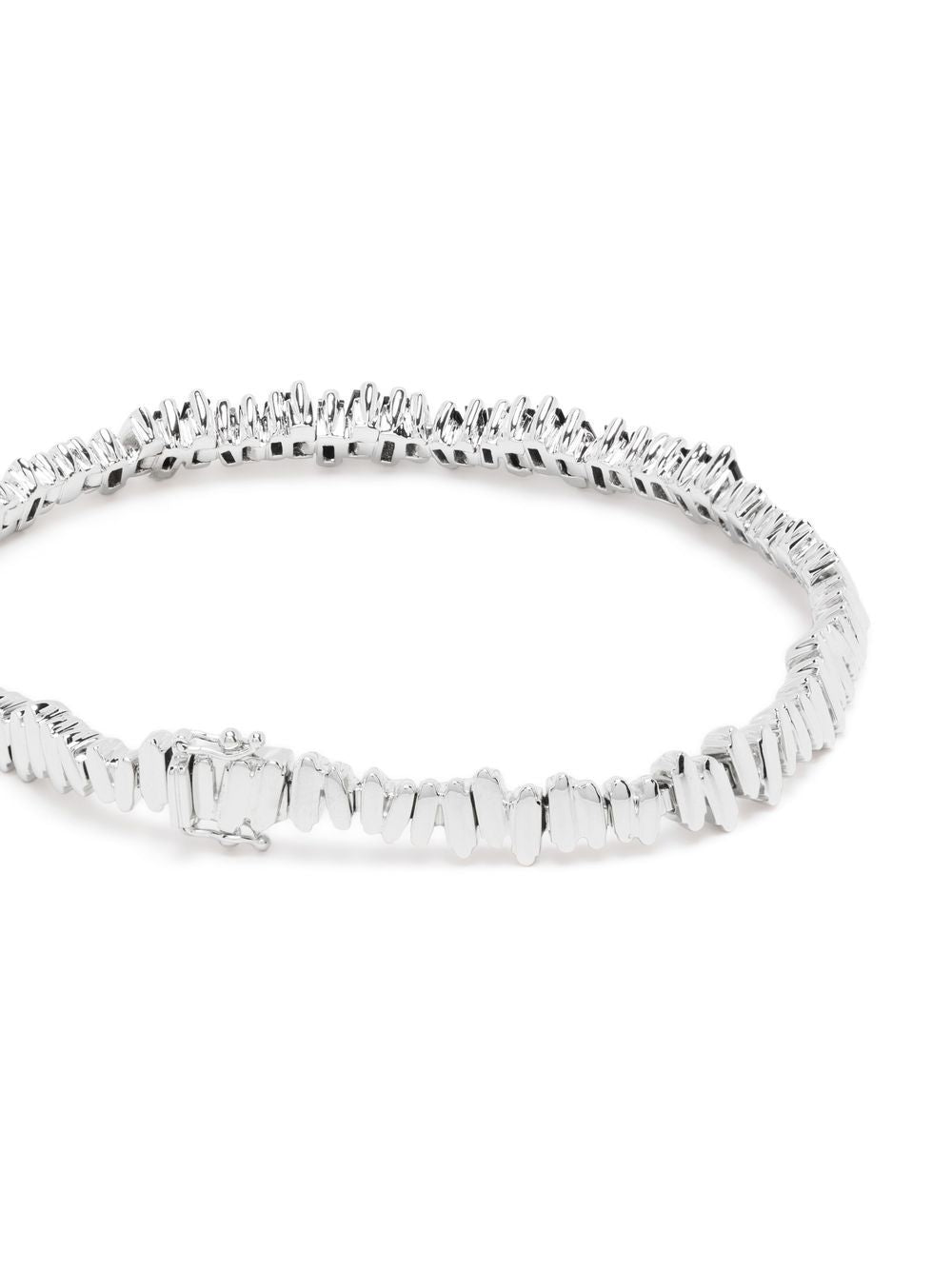 18kt white gold sapphire bracelet