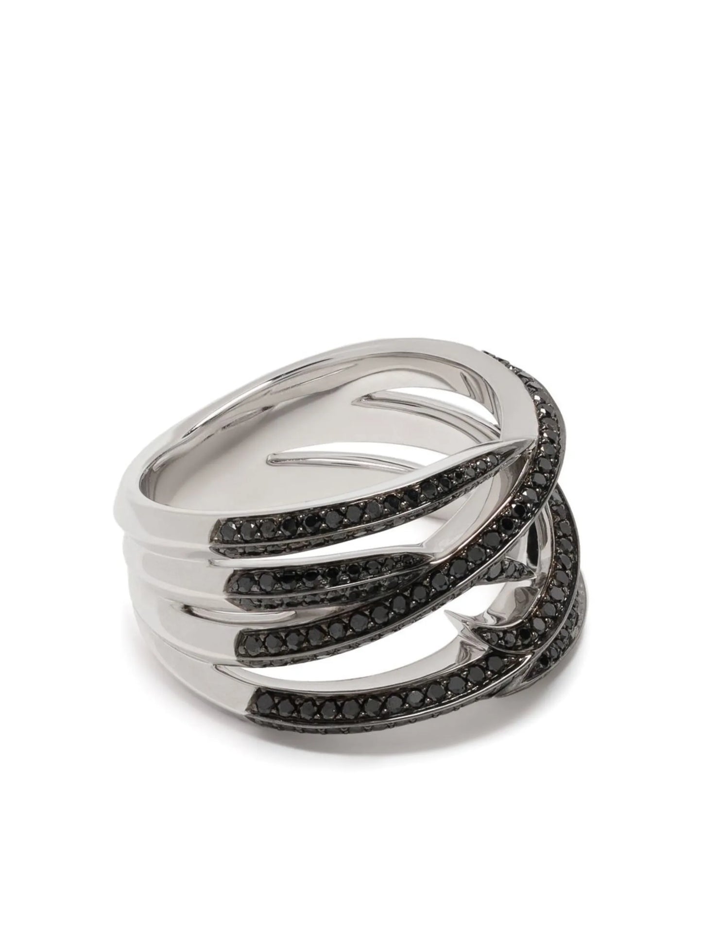 18kt white gold Thorn Embrace wrap diamond ring