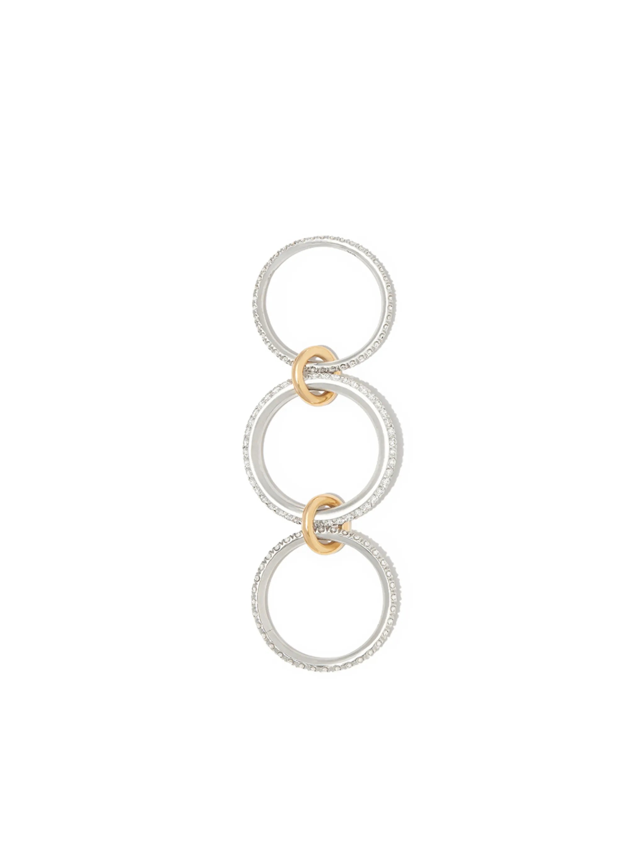 sterling silver Nova Petite diamond ring