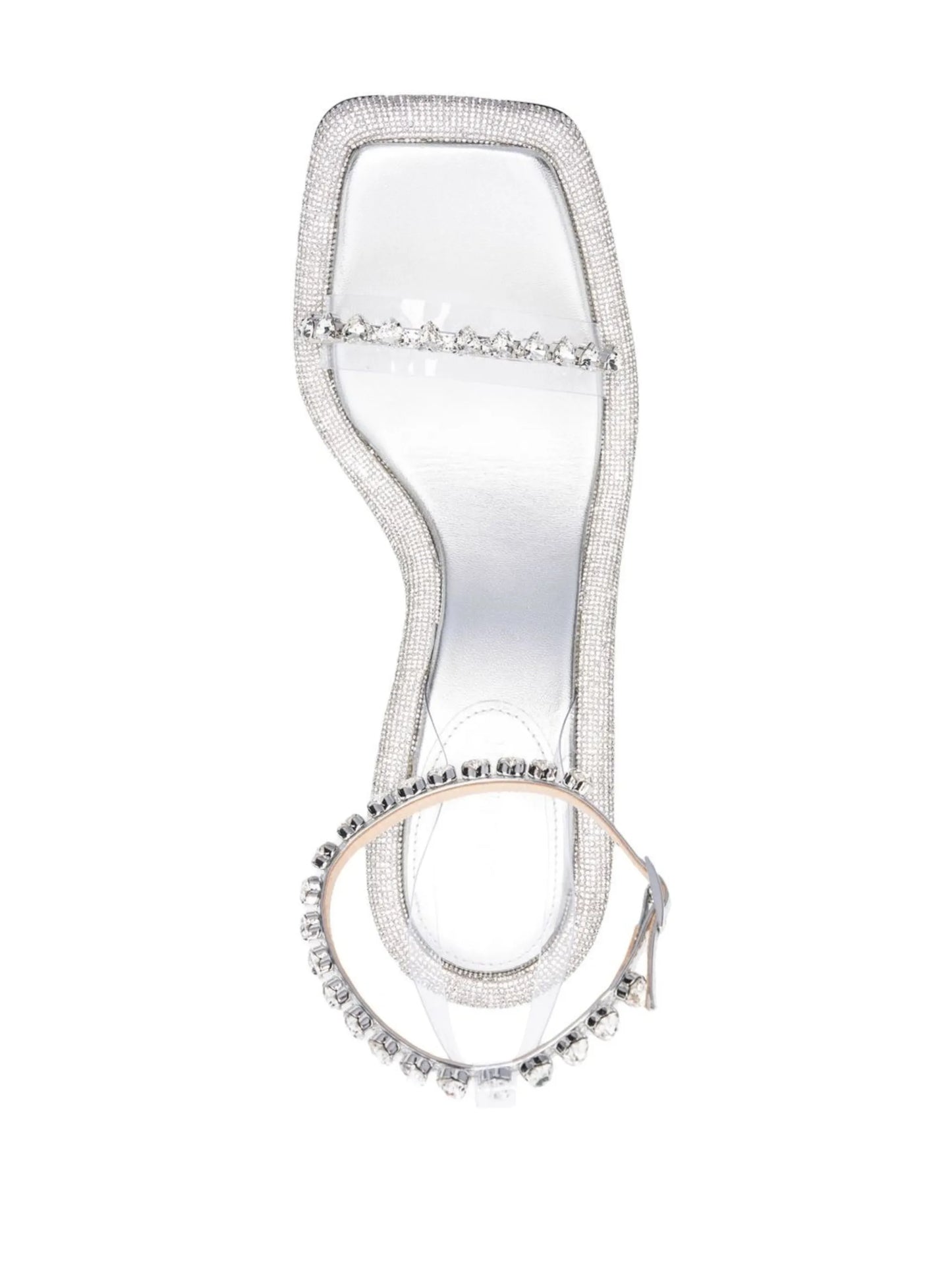 100mm crystal-embellished sandals