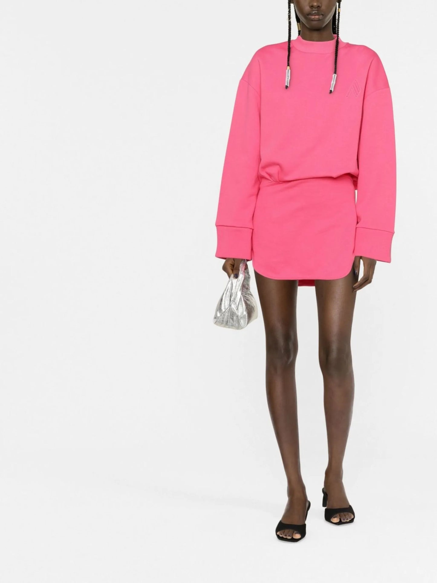 fitted sweatshirt dress