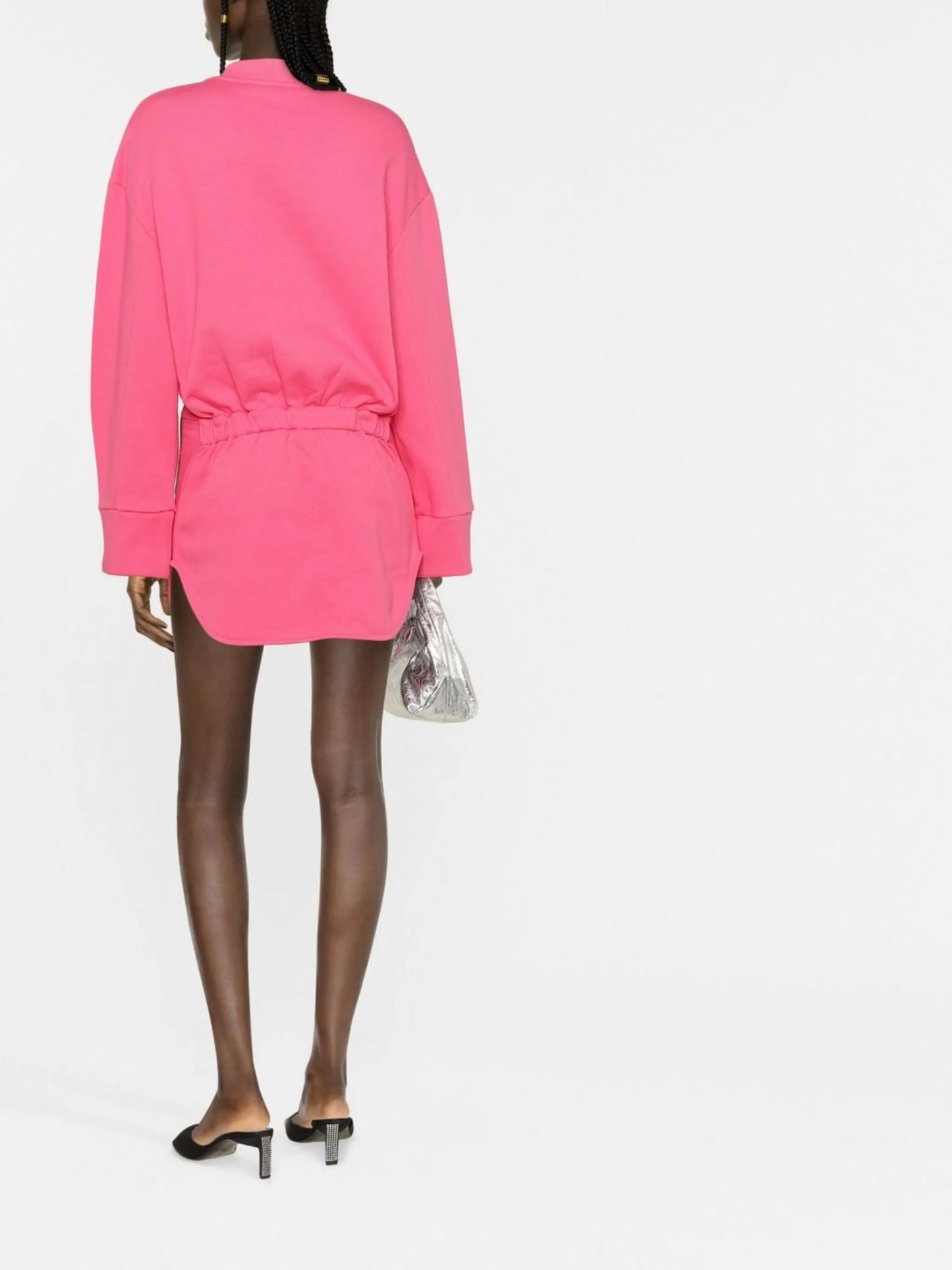fitted sweatshirt dress