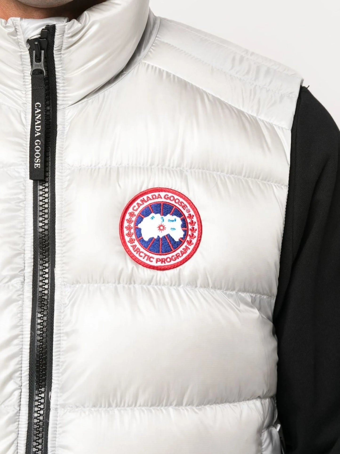 Crofton logo-patch padded gilet