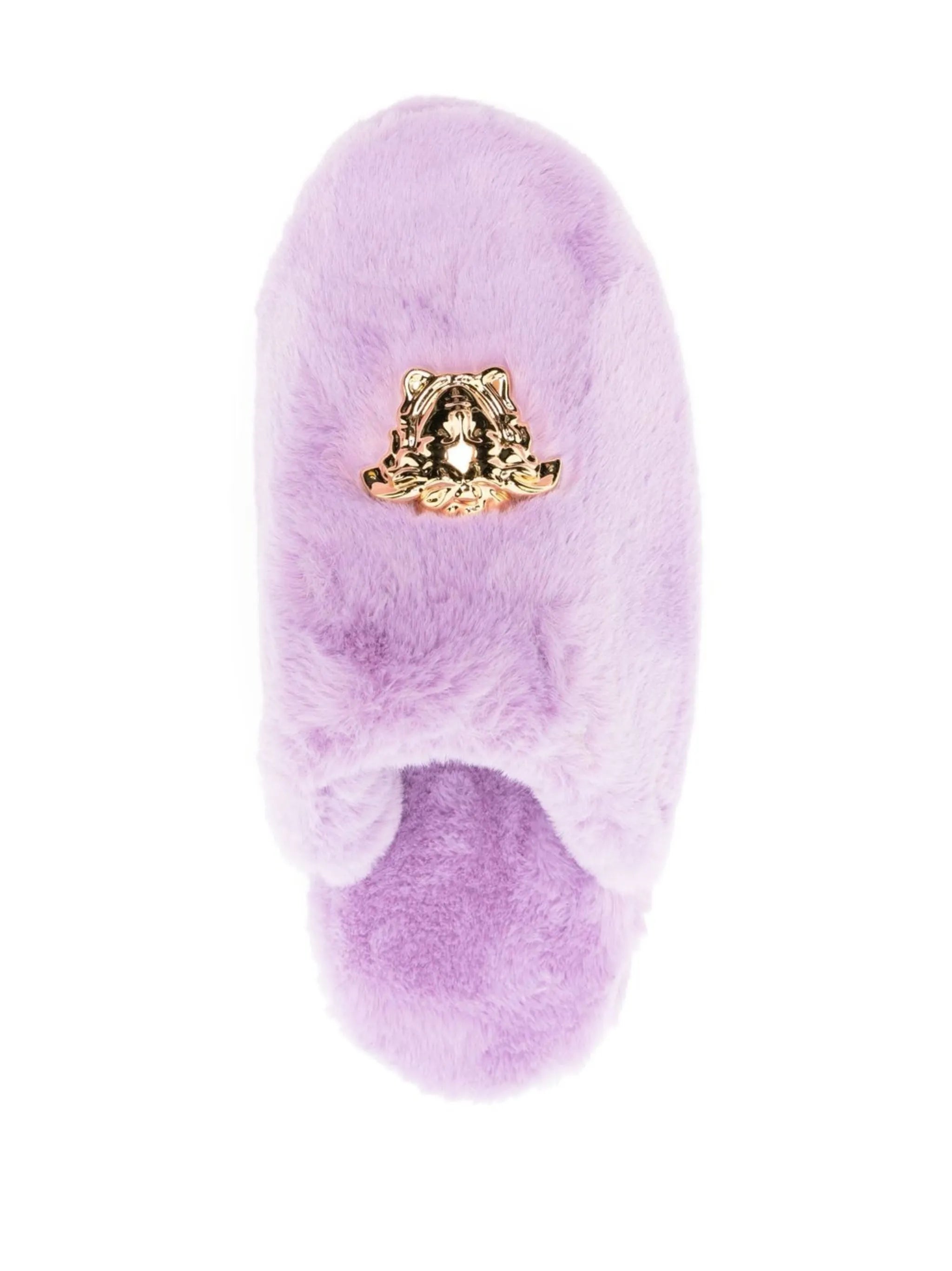 Medusa faux-fur slippers