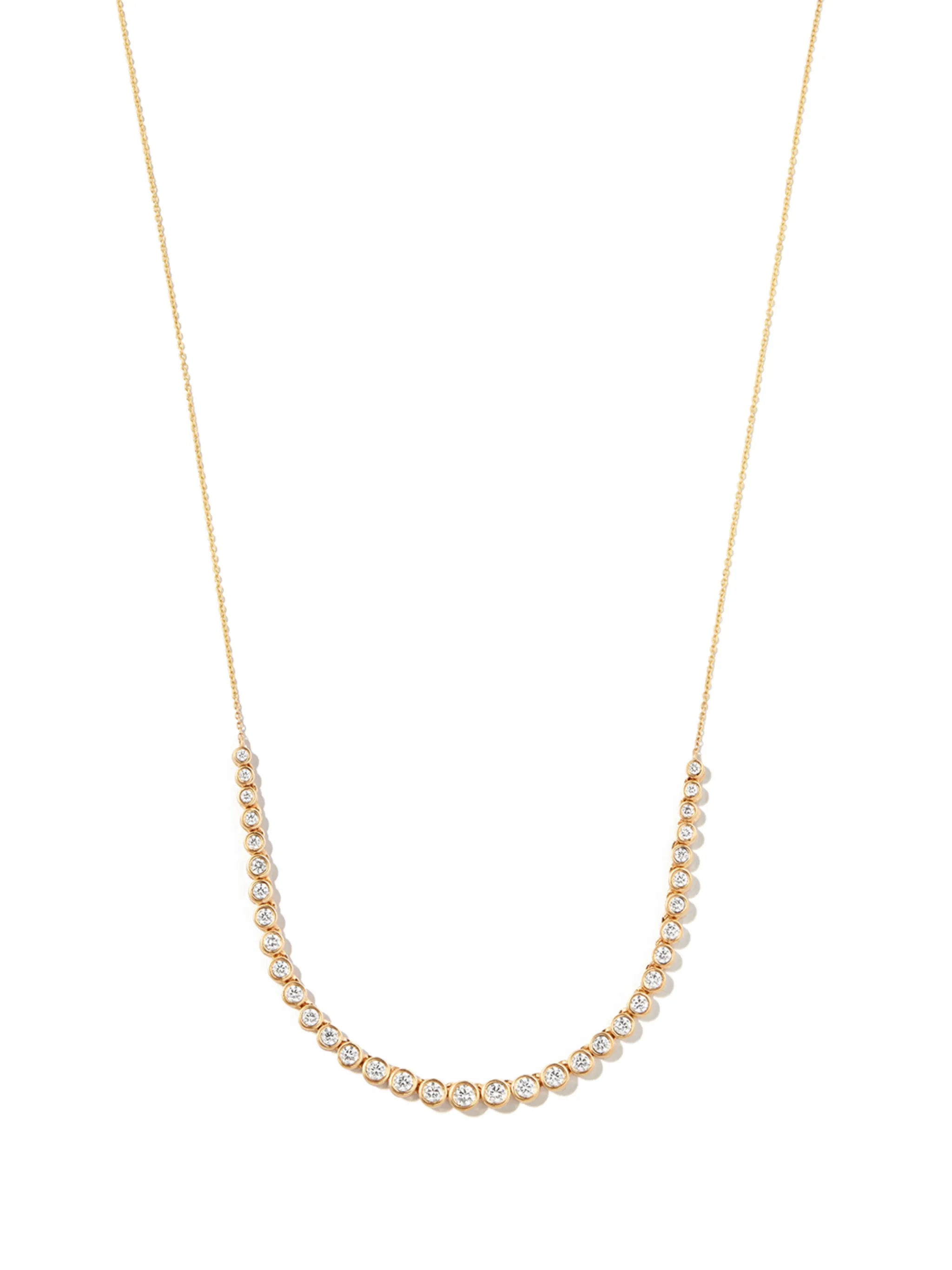 14kt yellow gold Lulu Jack graduating necklace