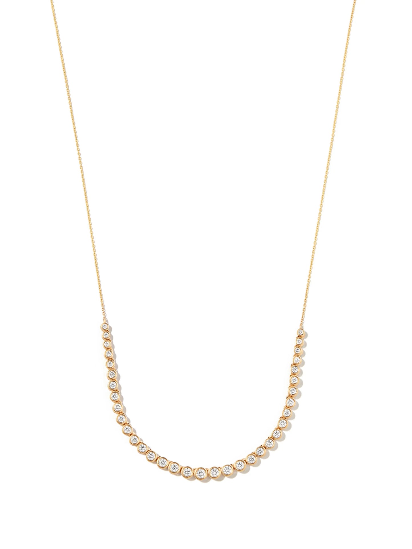 14kt yellow gold Lulu Jack graduating necklace