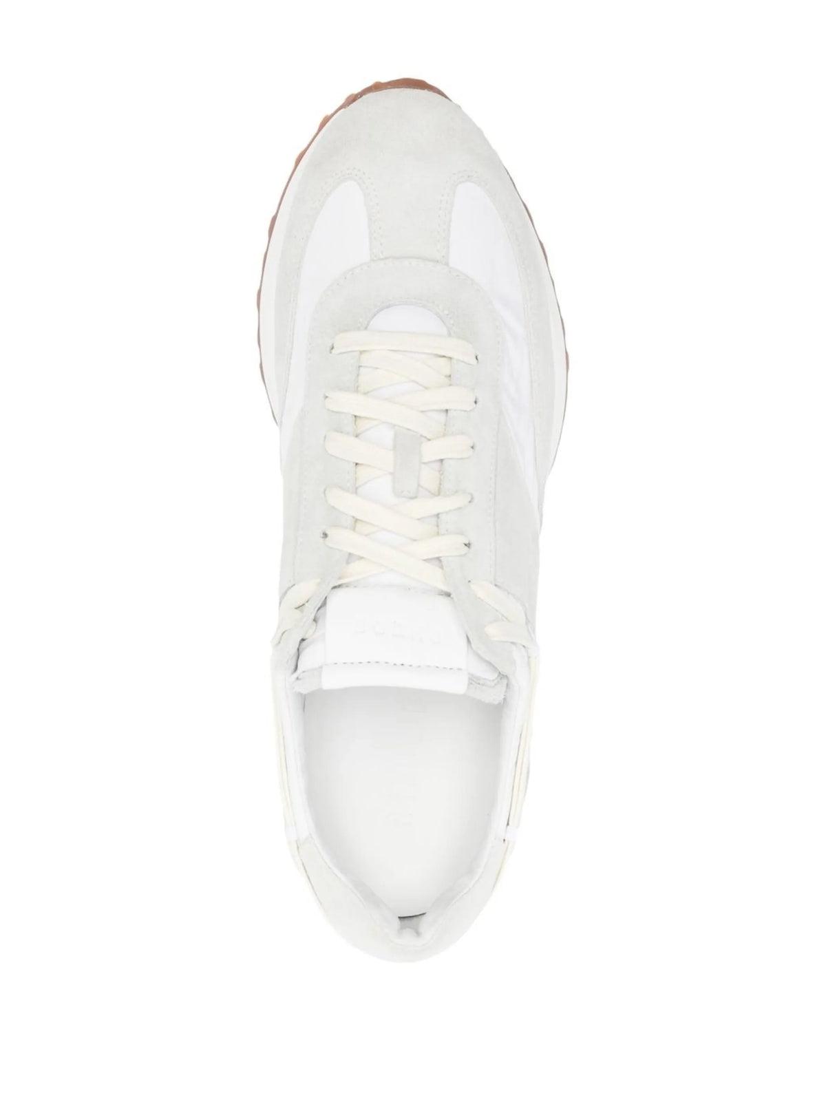 panelled low-top sneakers