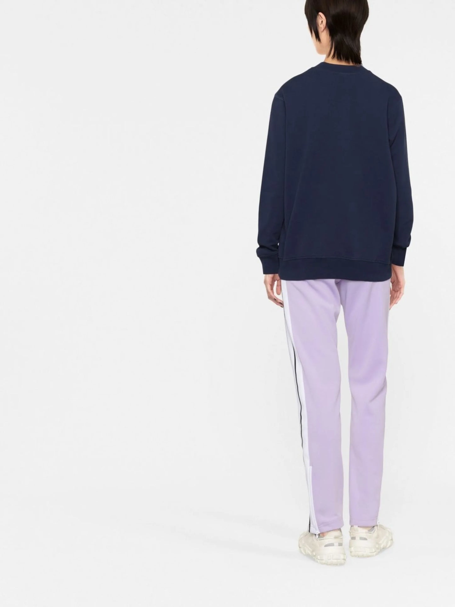 embroidered-logo organic cotton sweatshirt