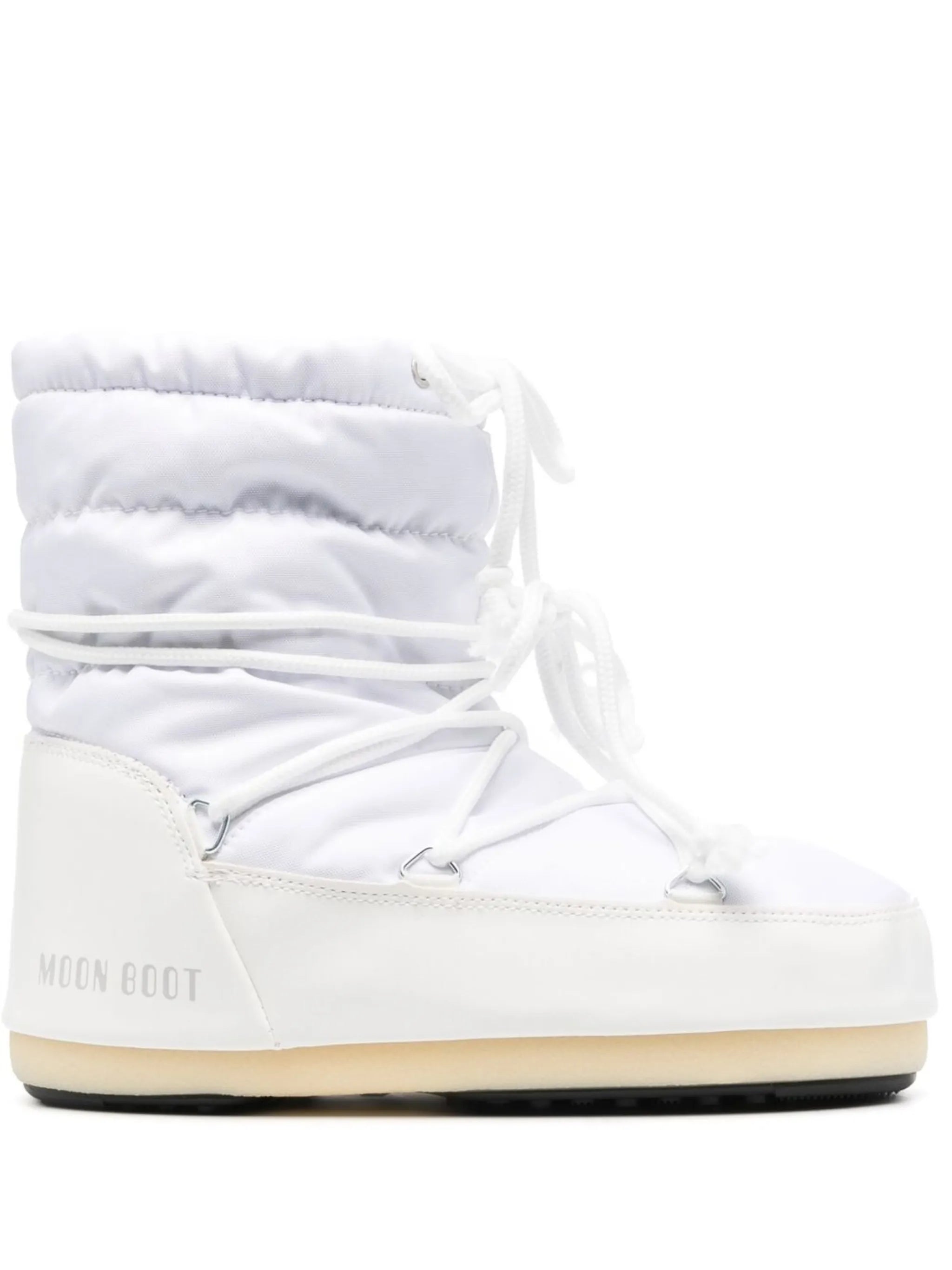 quilted logo-print ankle boots