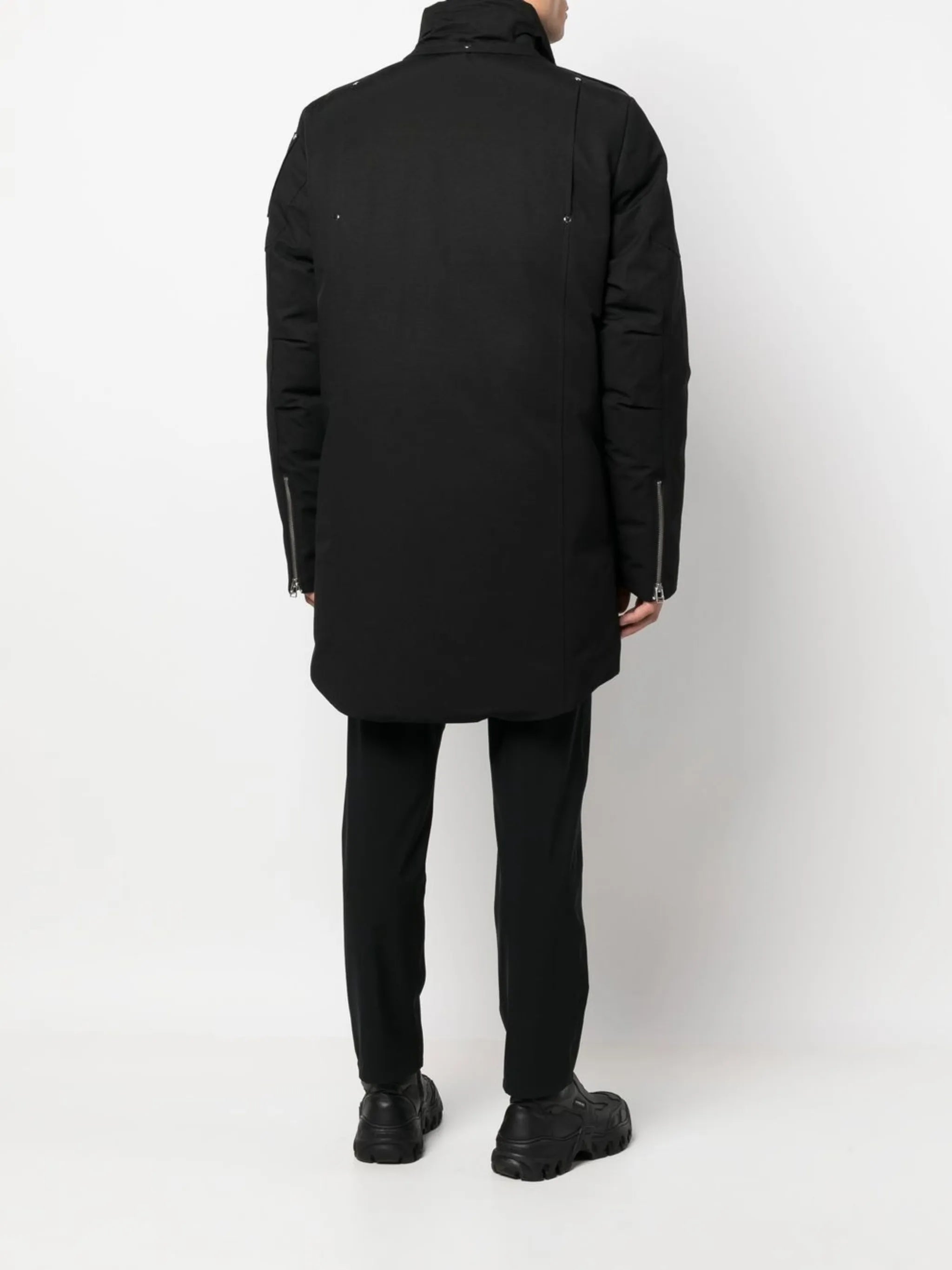 shearling collar parka coat