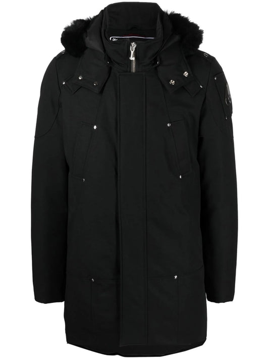 shearling collar parka coat
