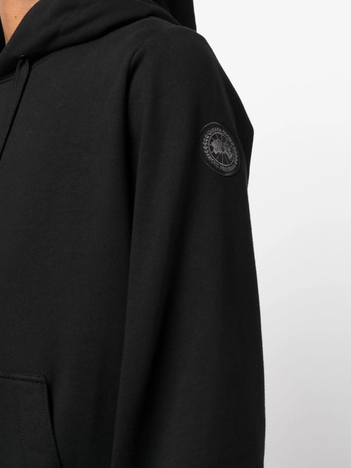 logo drawstring hoodie