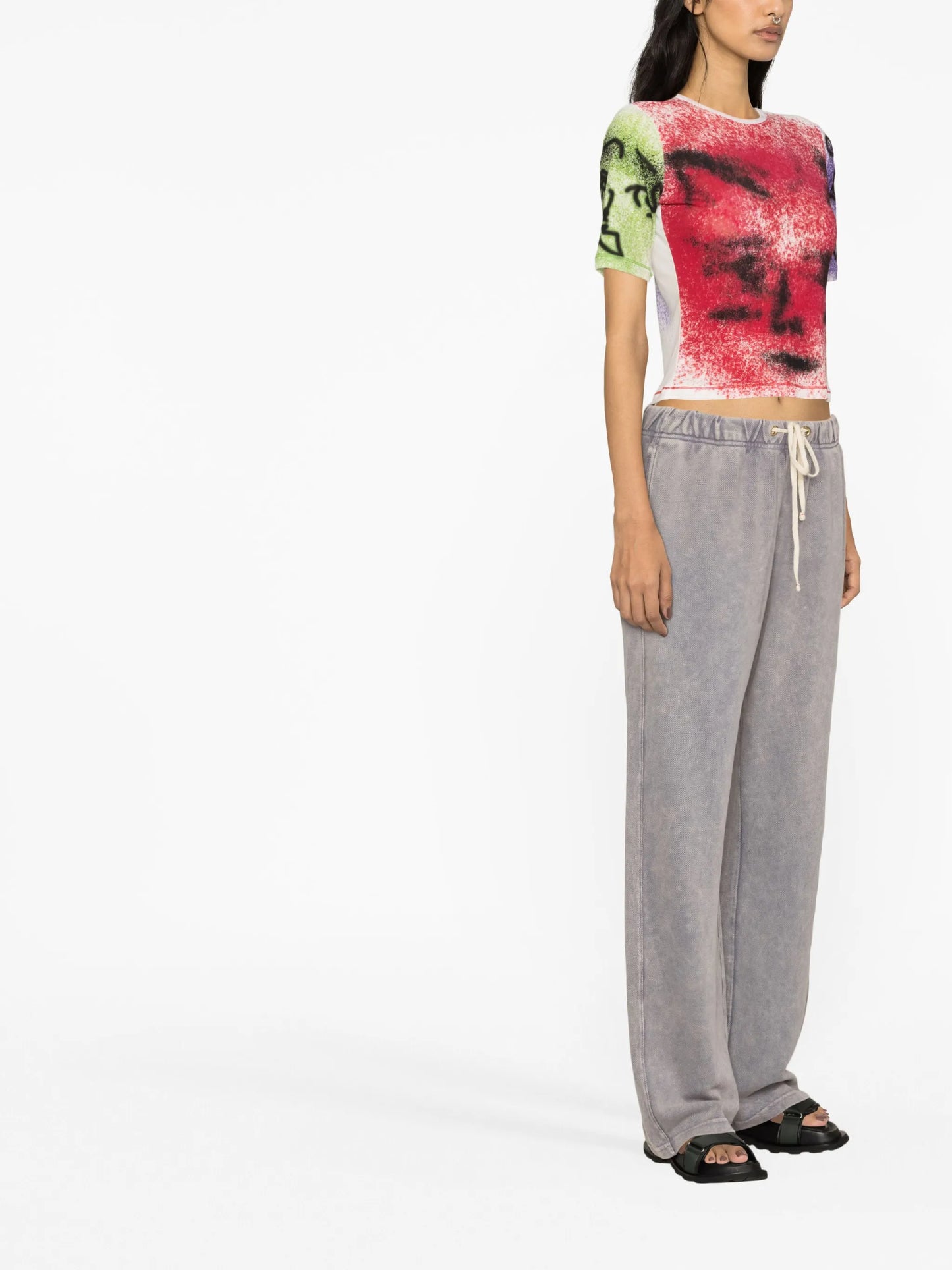 graphic-print T-shirt