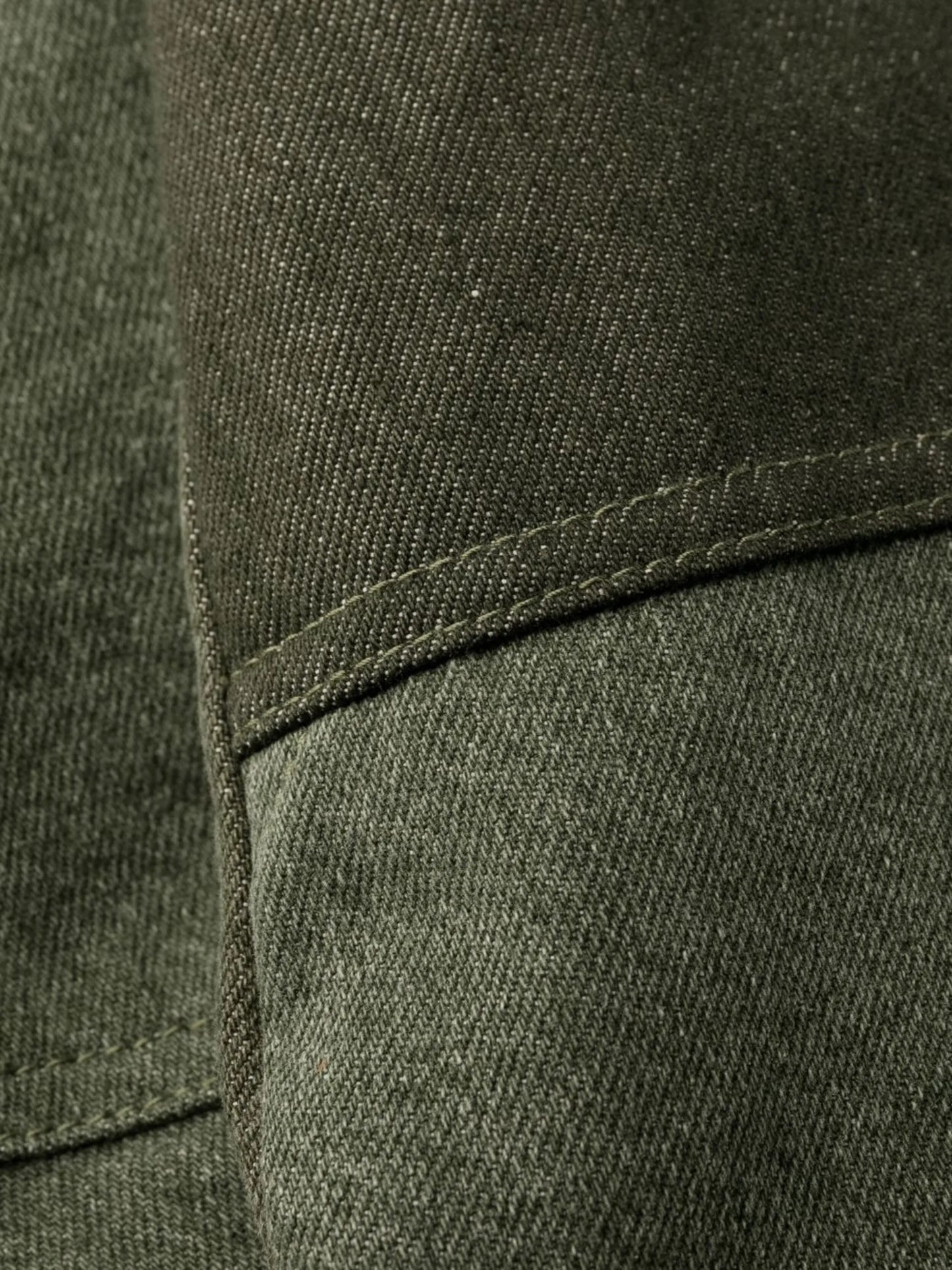 patchwork tapered-leg jeans
