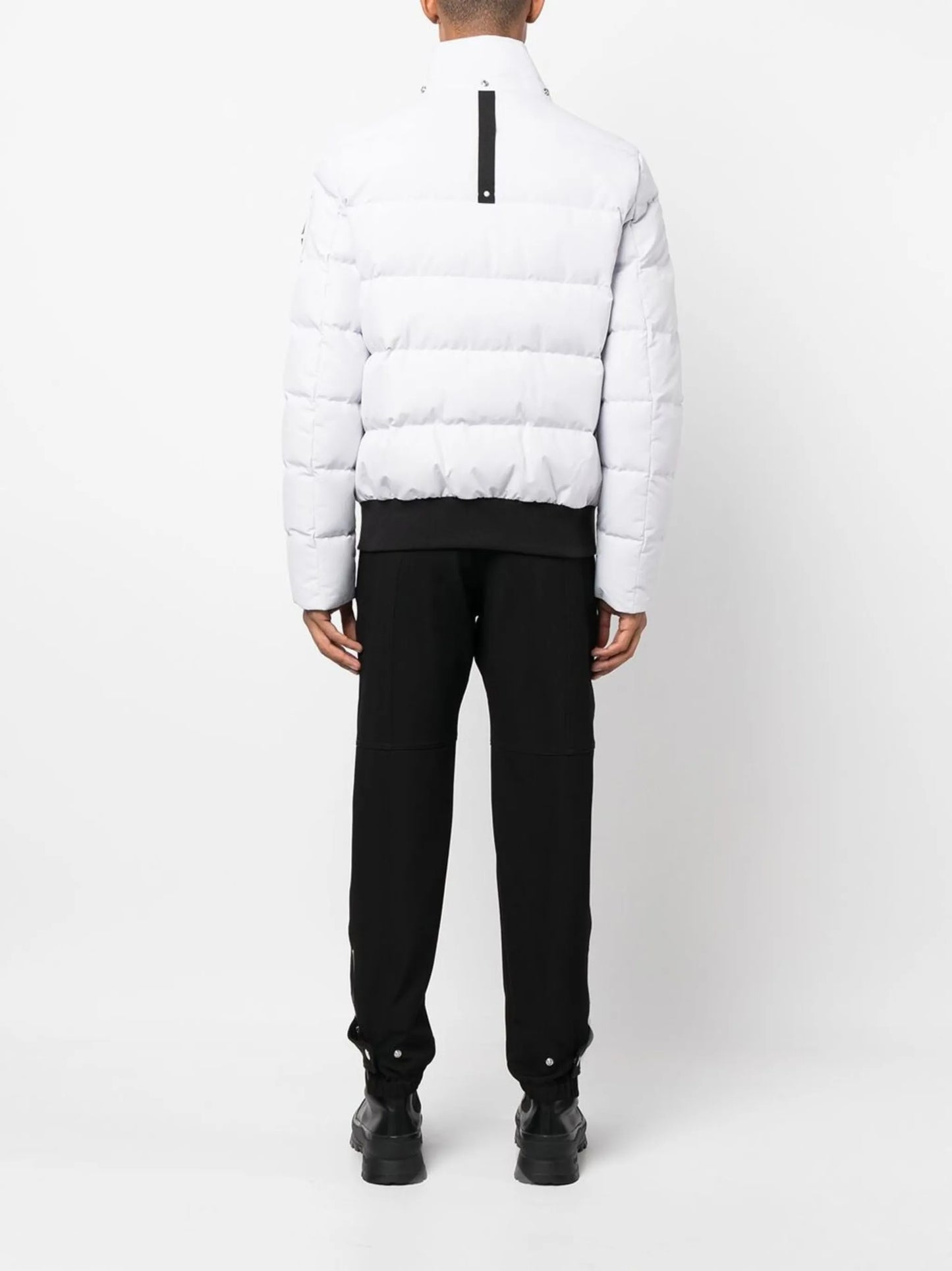logo-plaque padded jacket