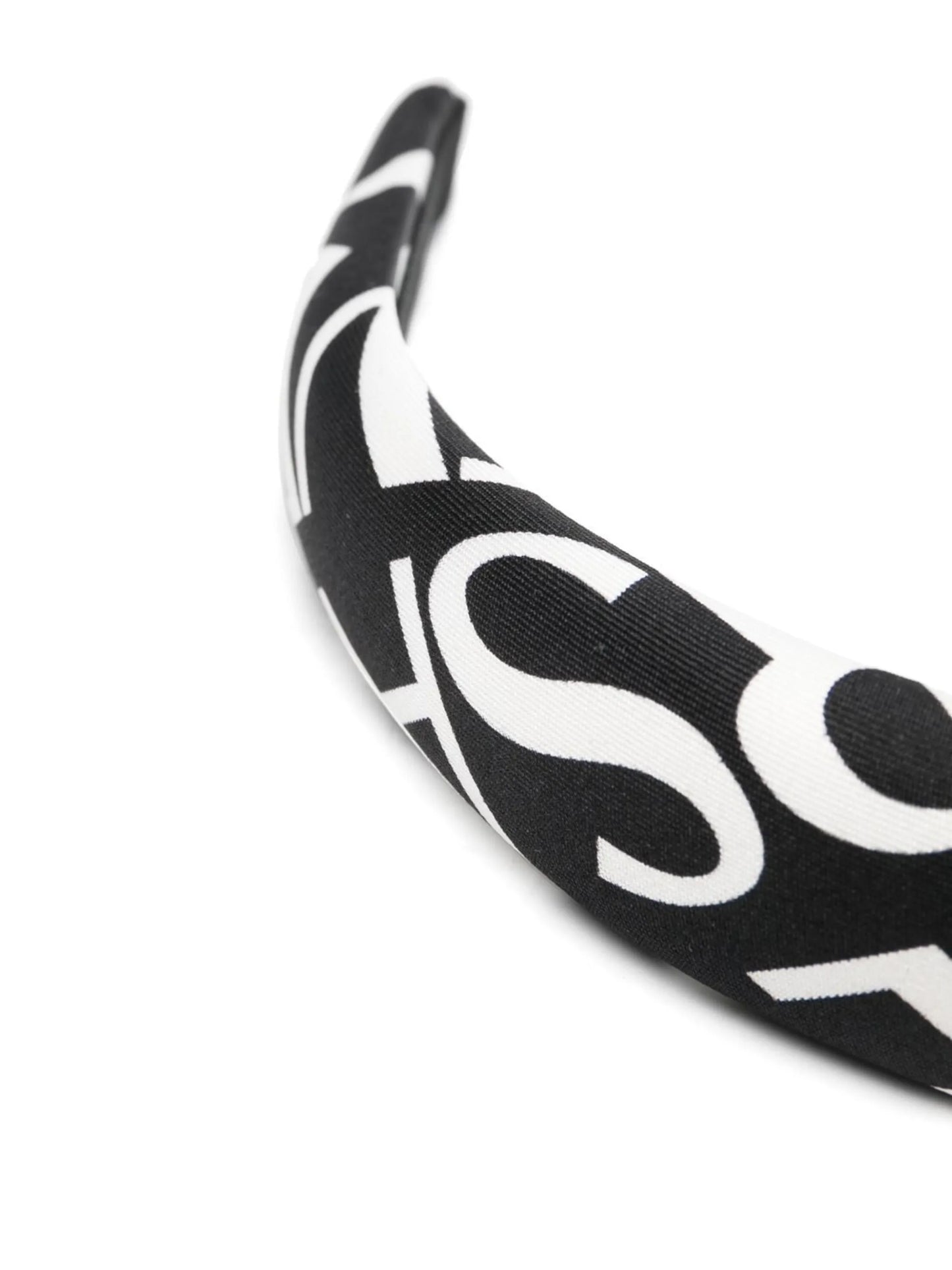 silk logo-print hairband