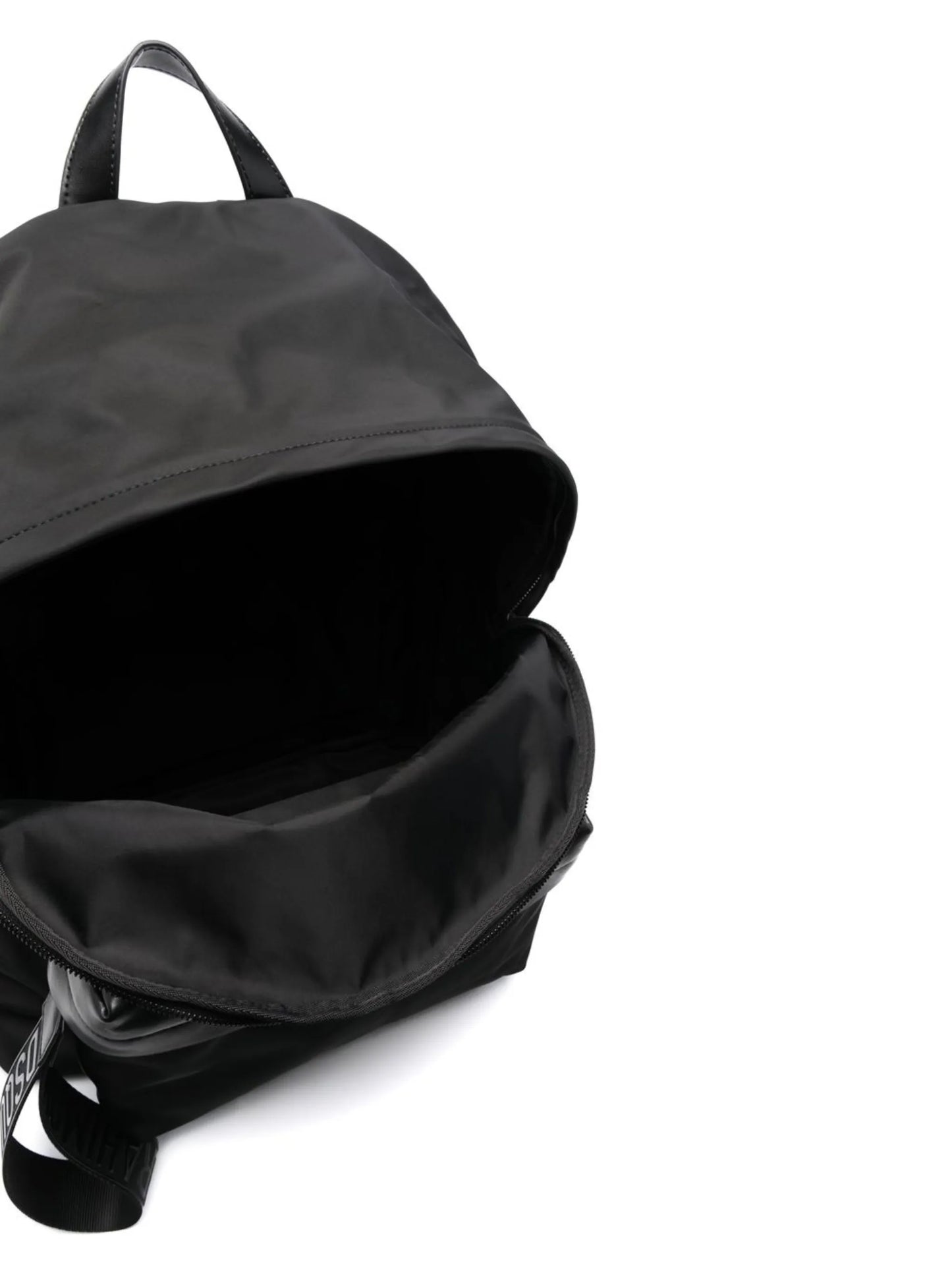 logo-strap backpack