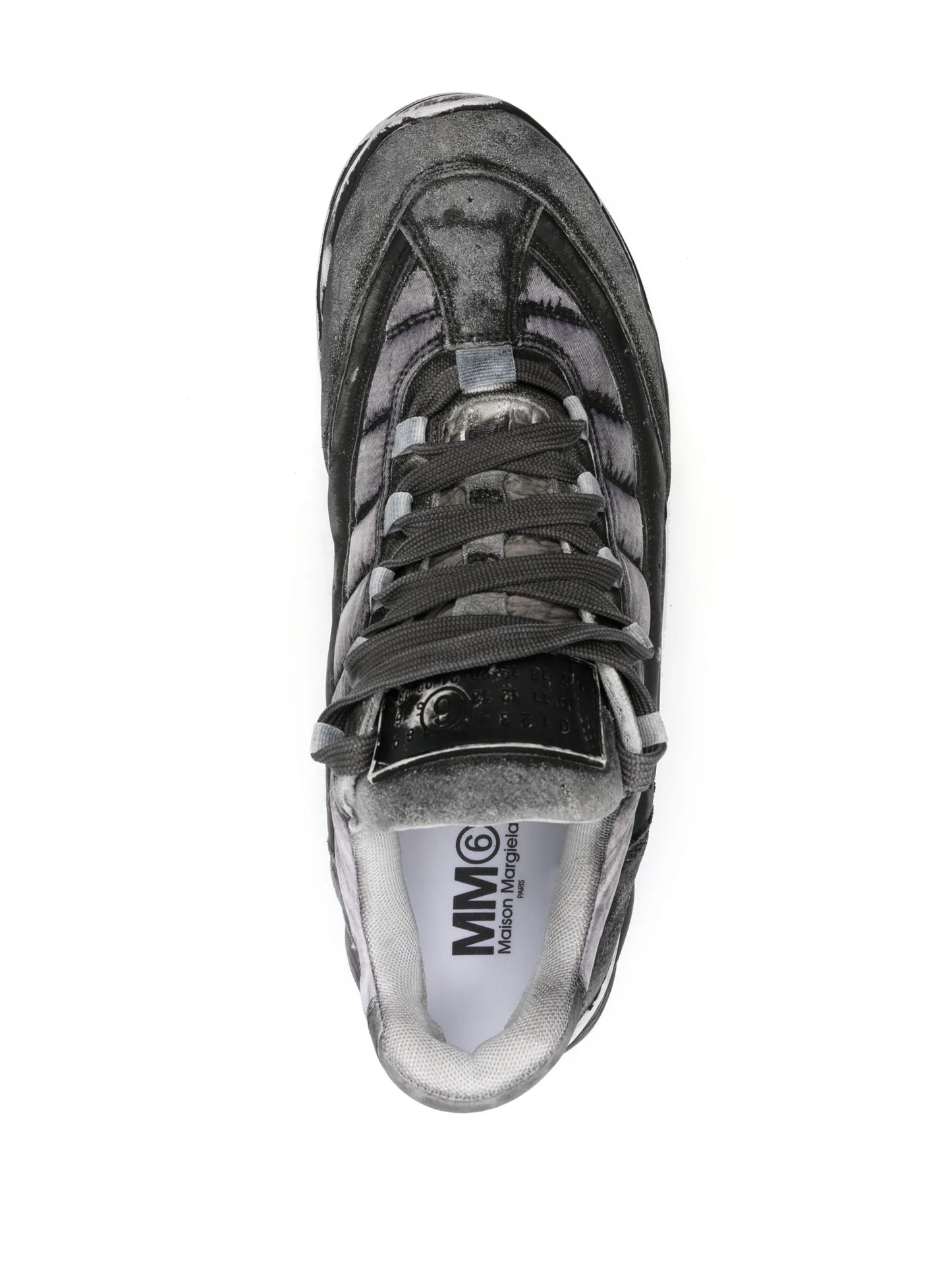 Overdyed low-top sneakers