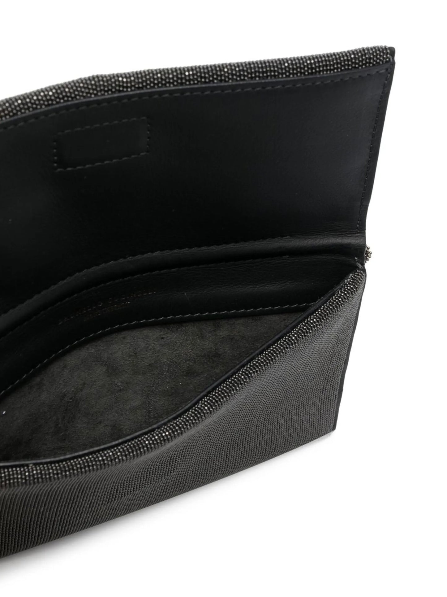 embellished flap bag