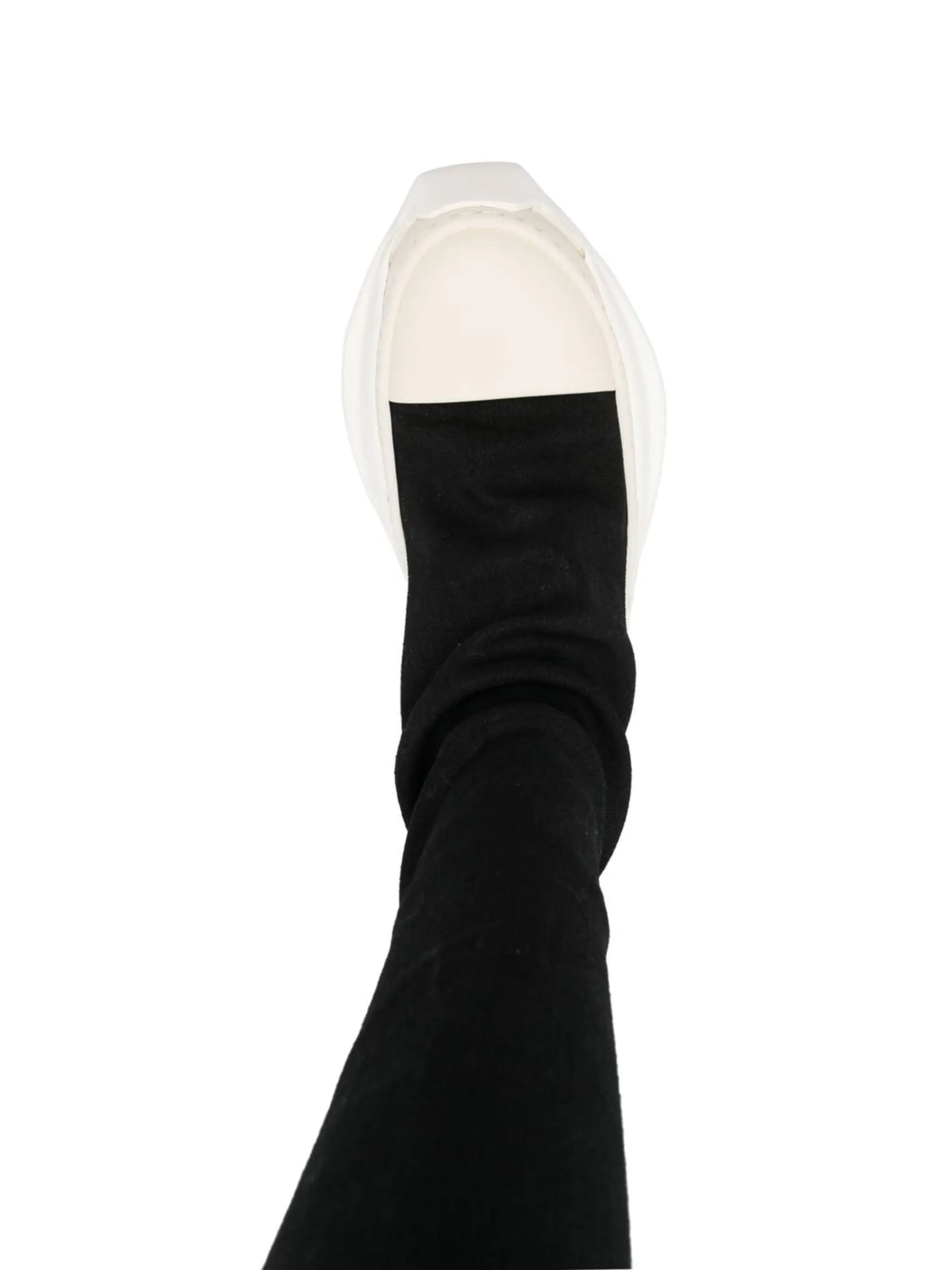Abstract thigh-high boots