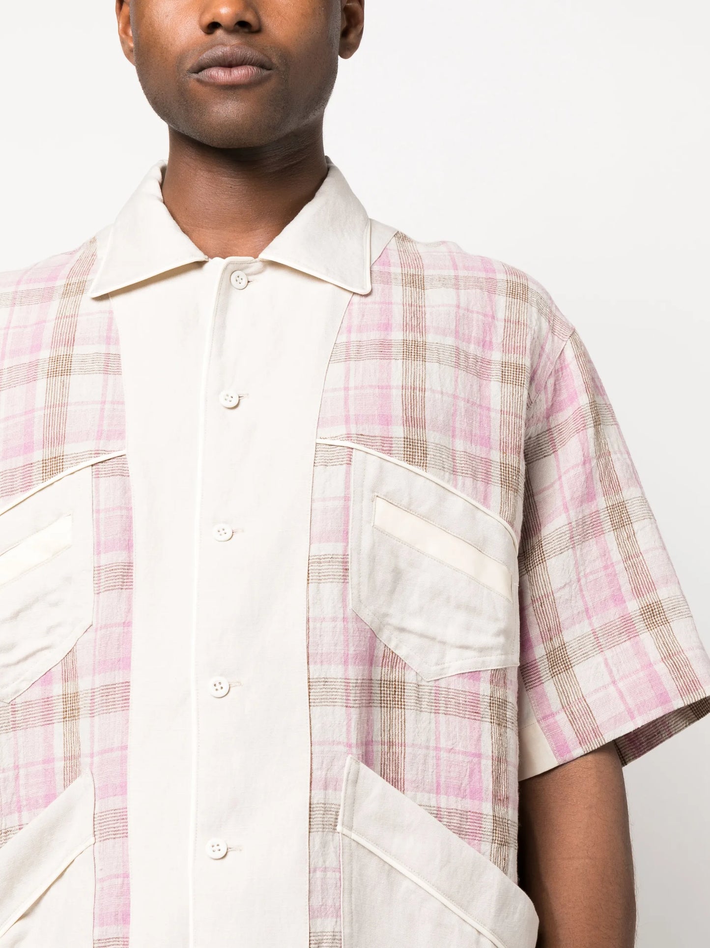 plaid check pattern shirt