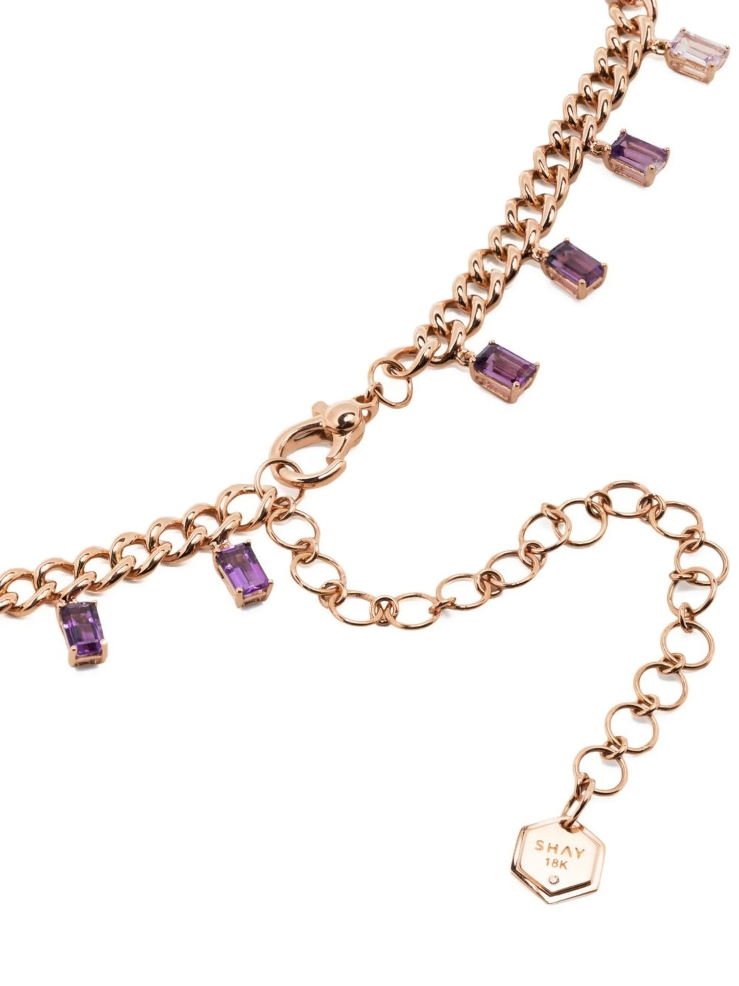 18kt yellow gold sapphire choker necklace