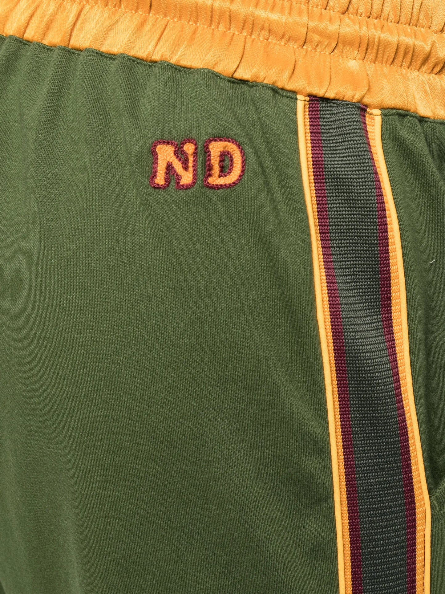 side-stripe drawstring track pants