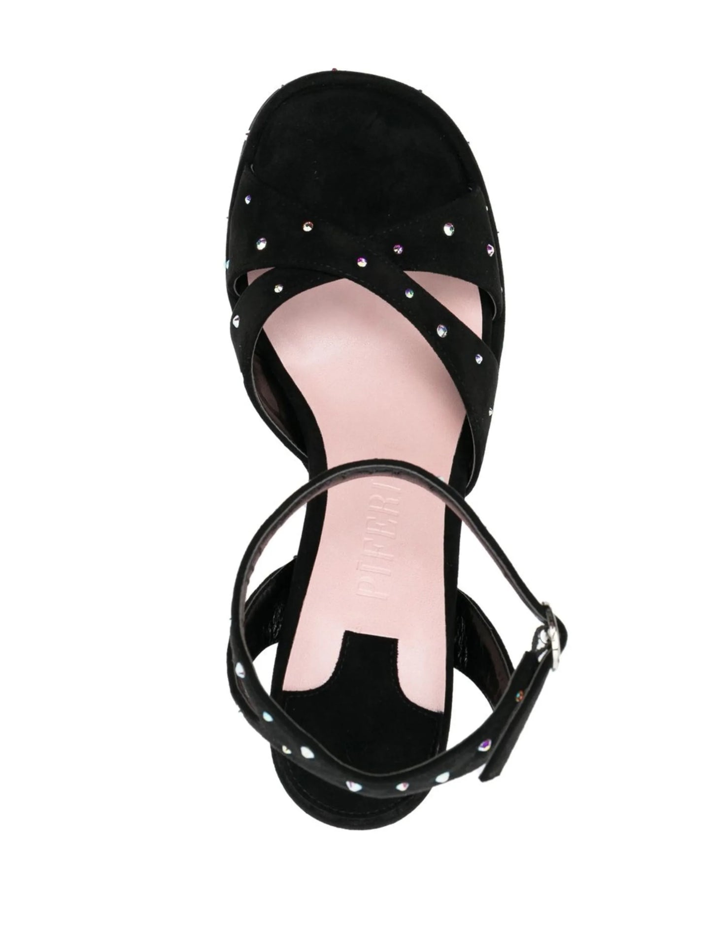 Miranda 125mm vegan suede sandals