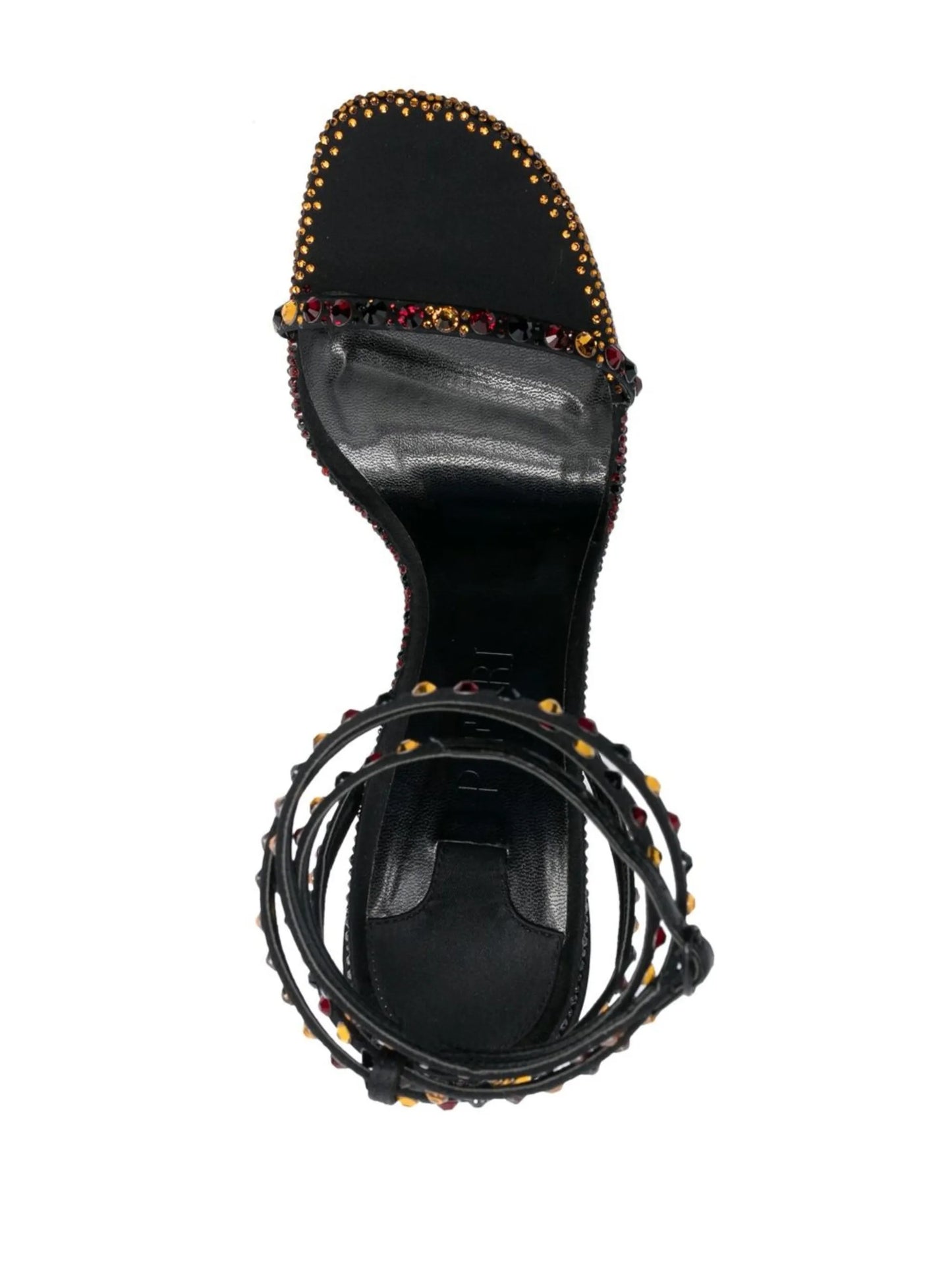 crystal-embellished ankle-strap sandals