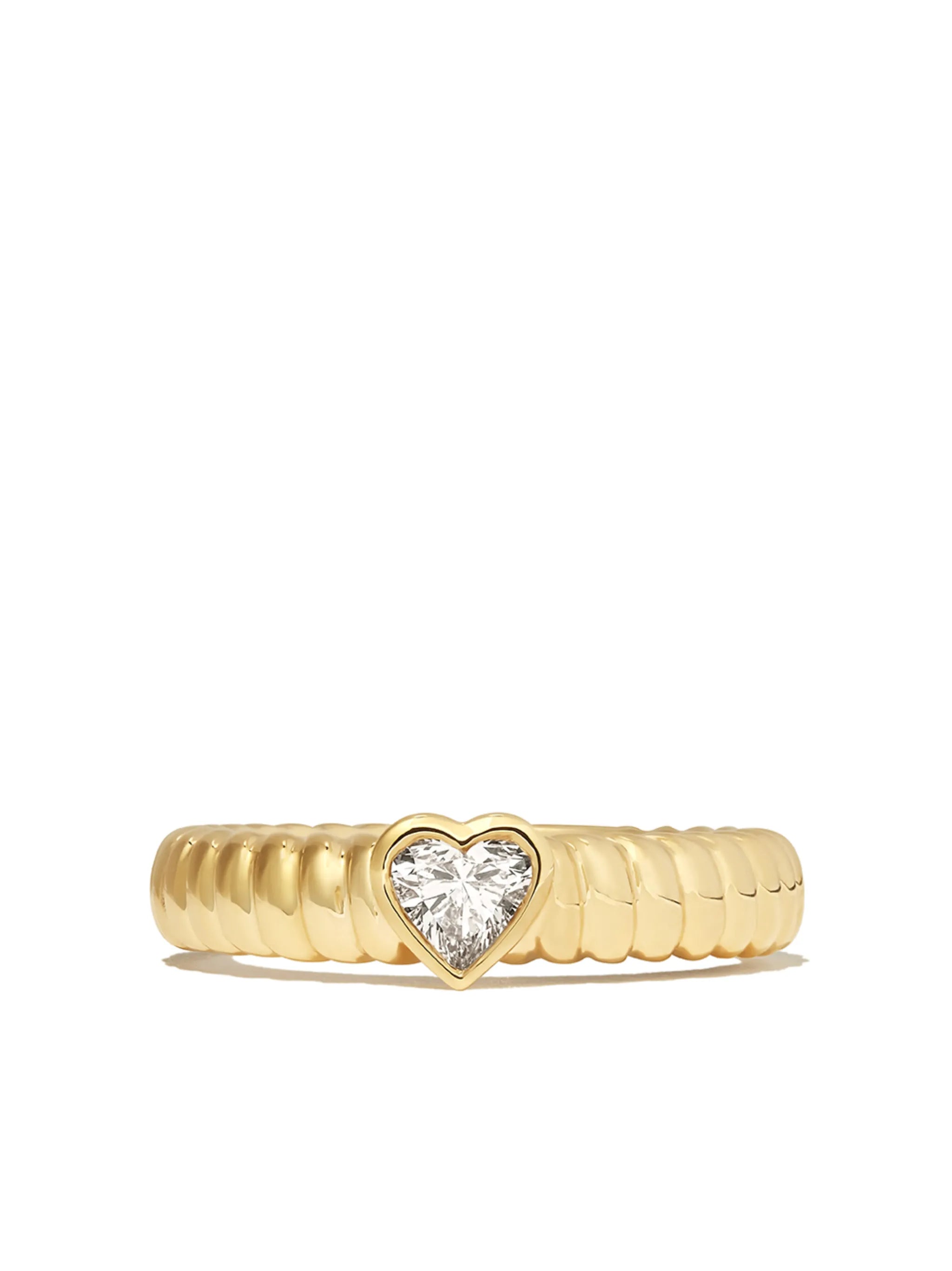 18kt yellow gold Zoe diamond ring
