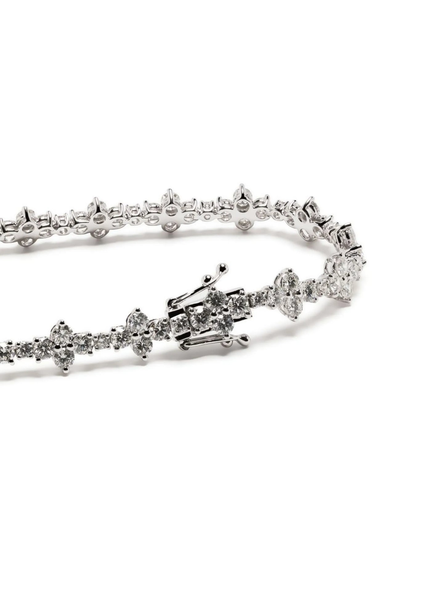 18kt white gold diamond tennis bracelet